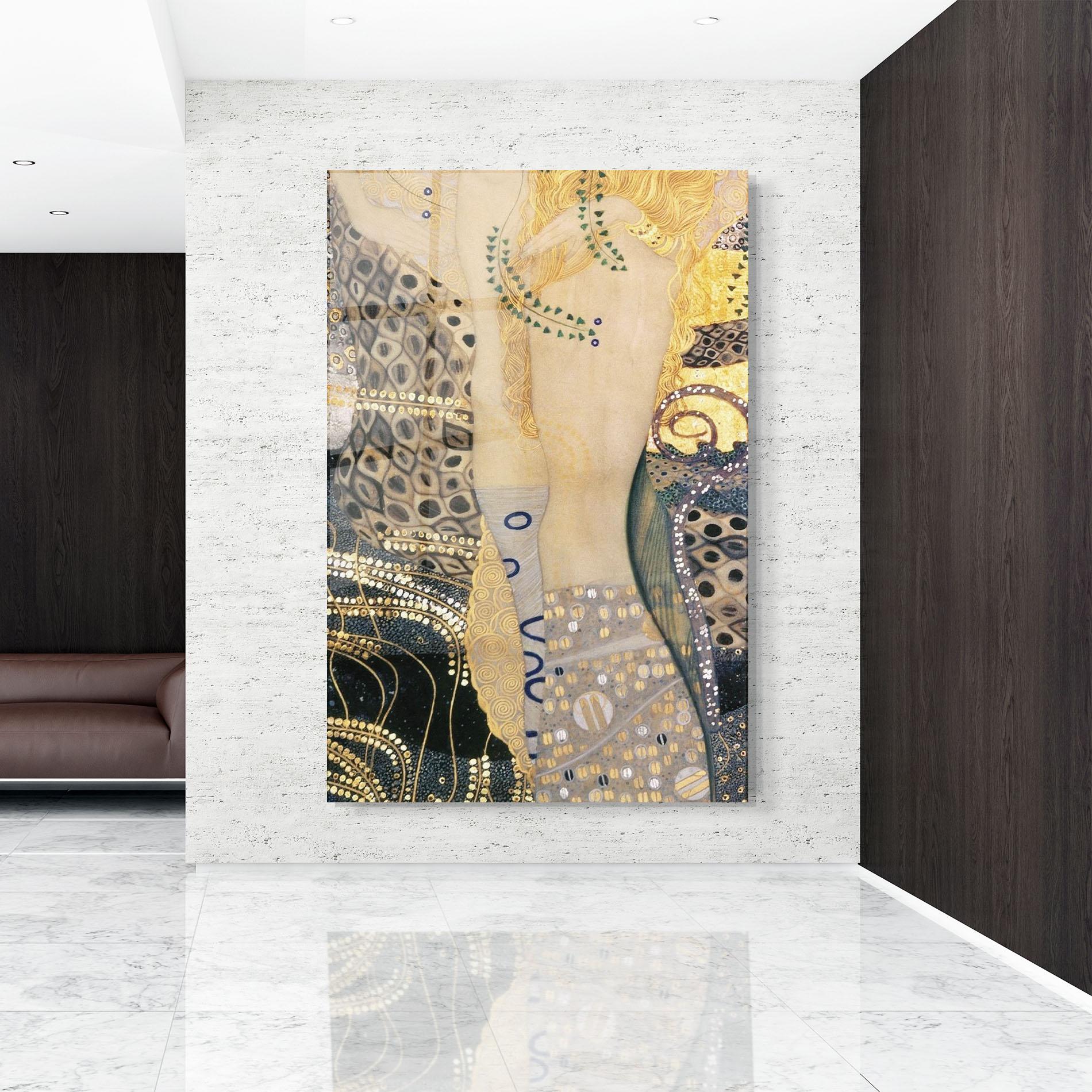 Üvegkép Gustav Klimt Paint mockup 9
