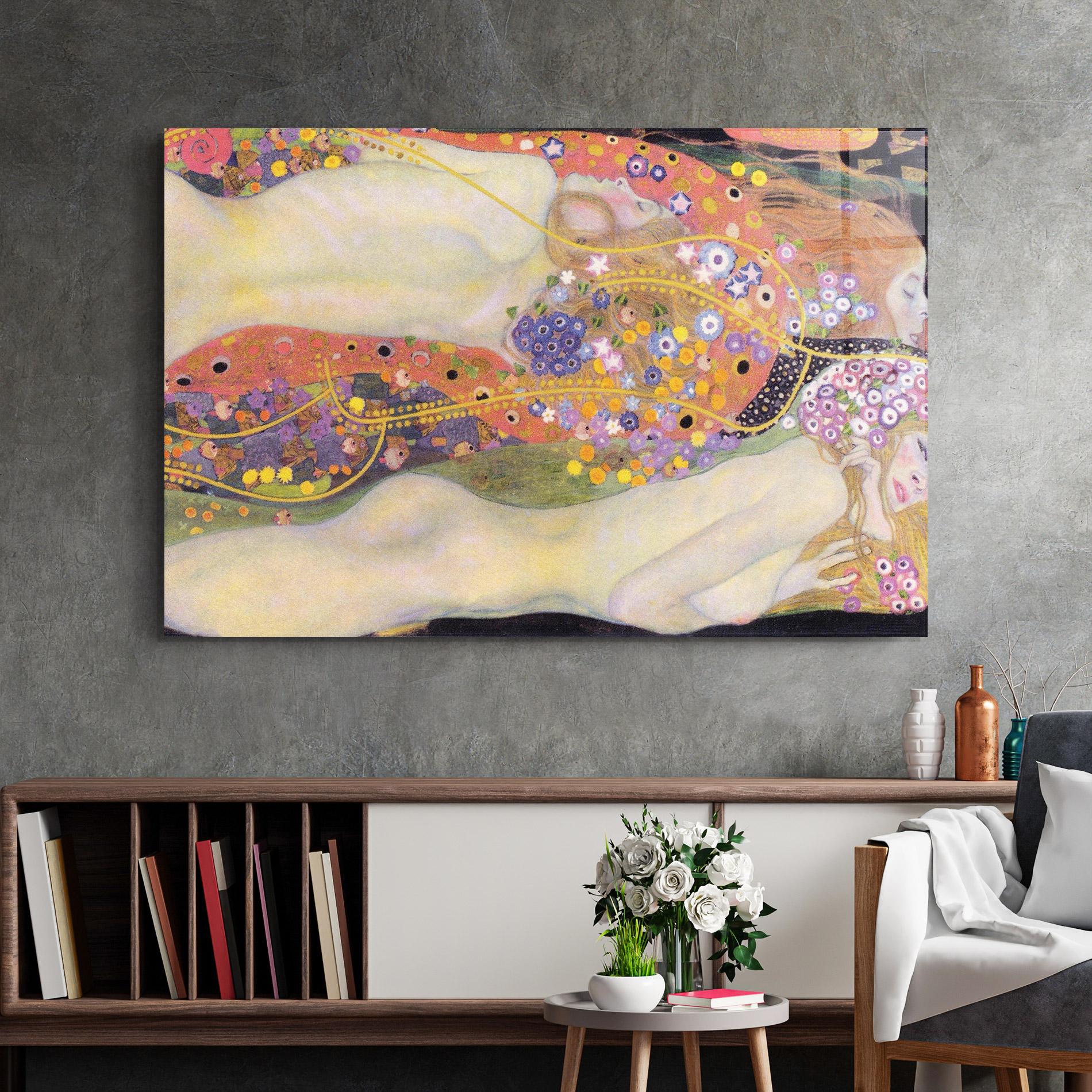 Üvegkép Water Serpents Ii mockup 2