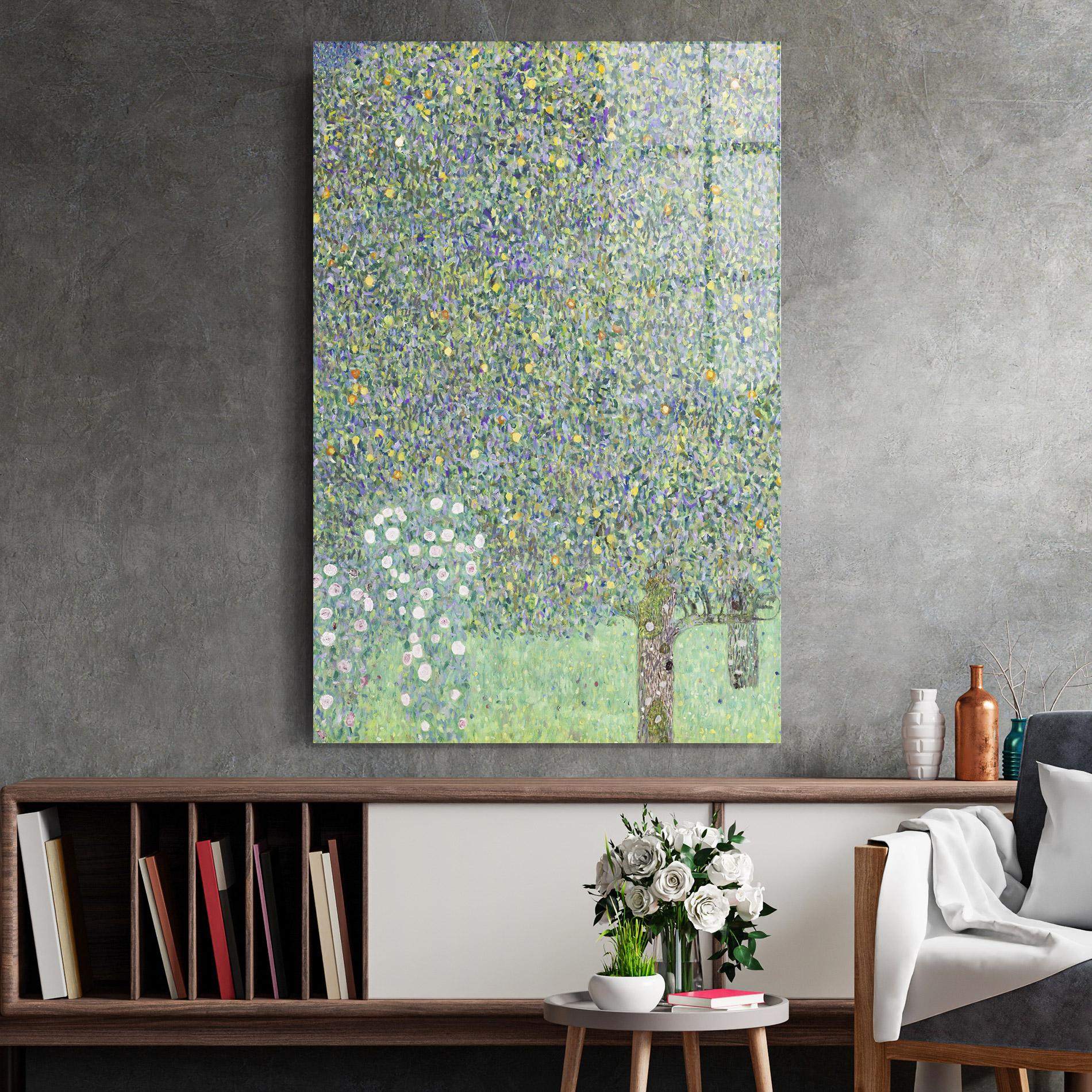 Üvegkép Rosebushes mockup 2