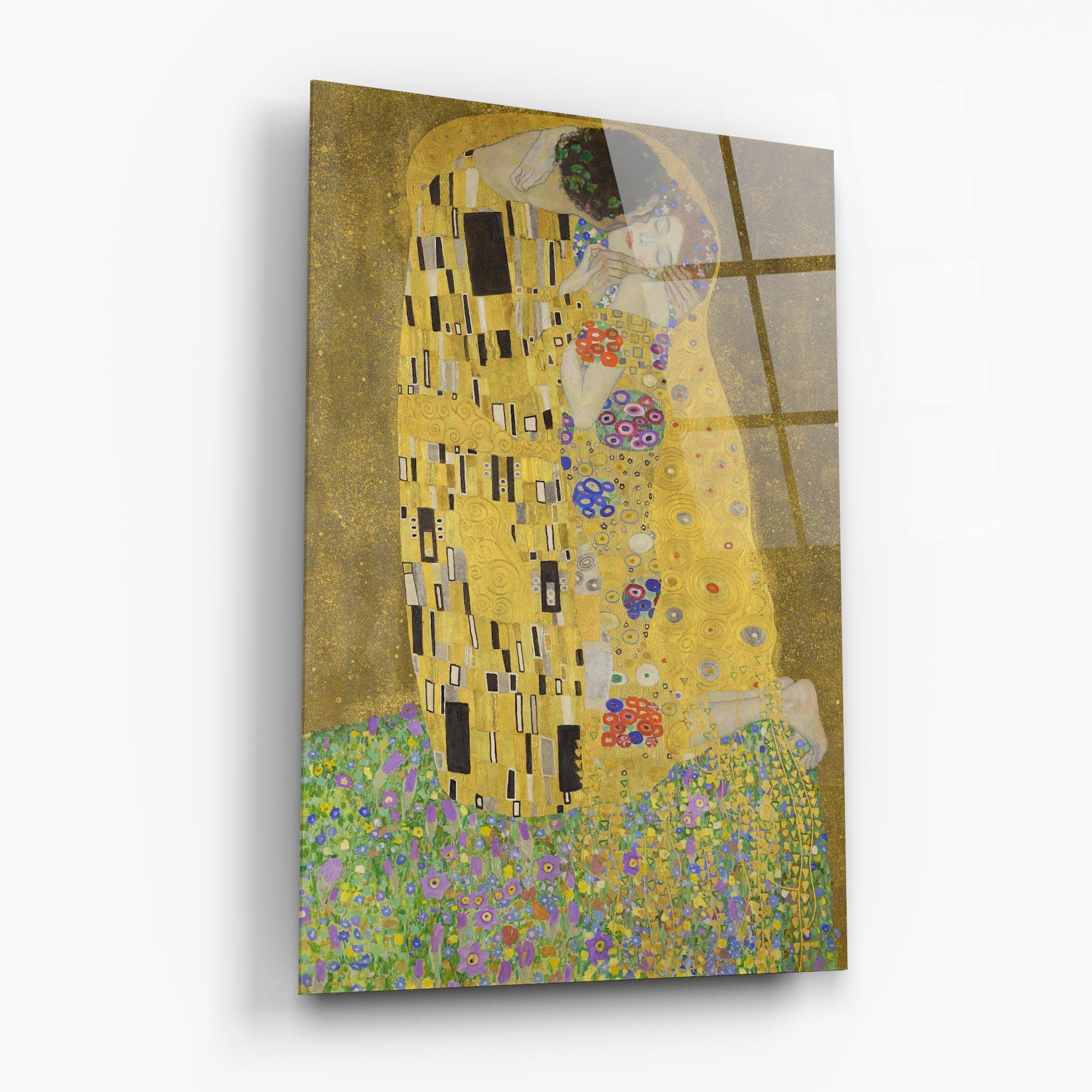 Üvegkép The Kiss mockup 6