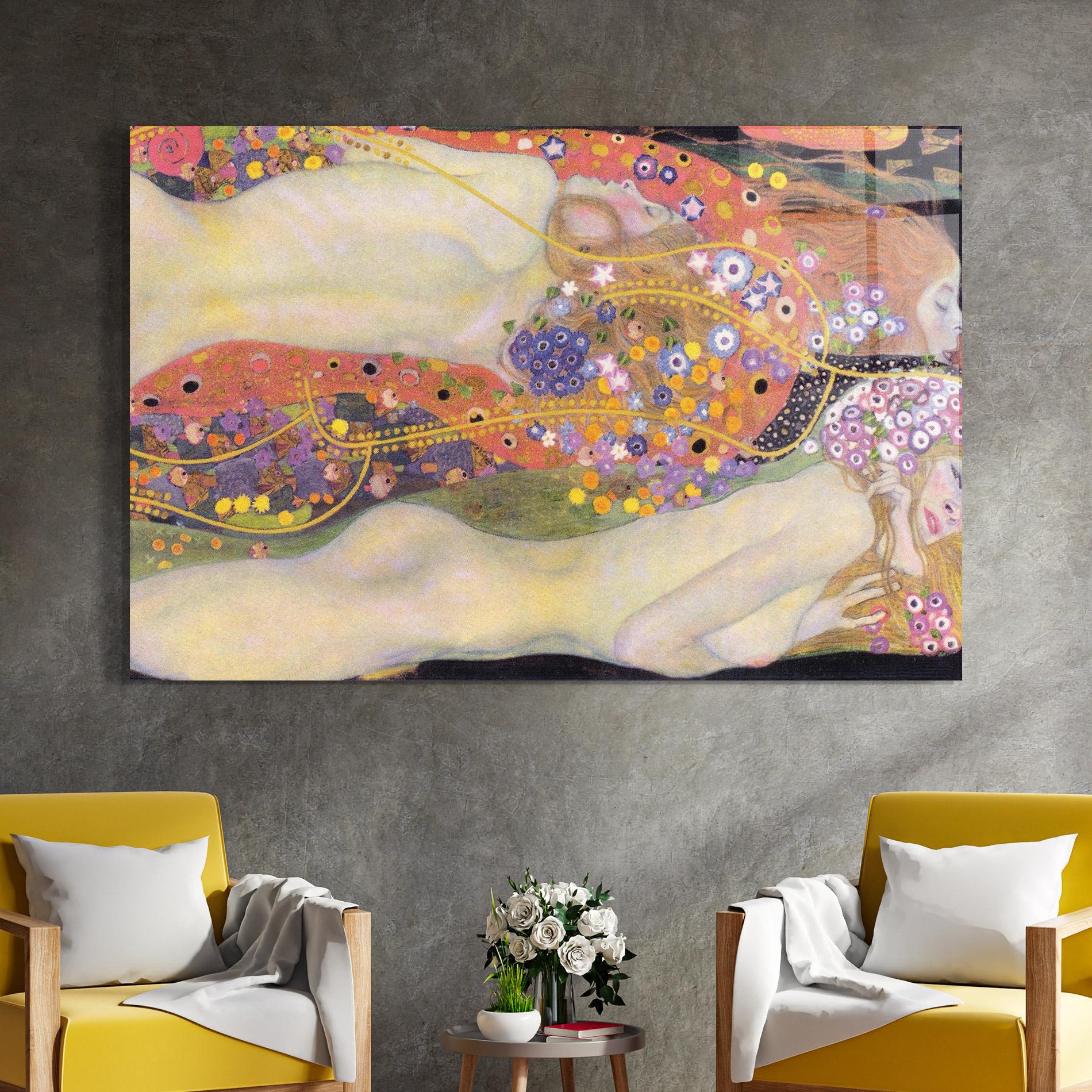 Üvegkép Water Serpents Ii mockup 4