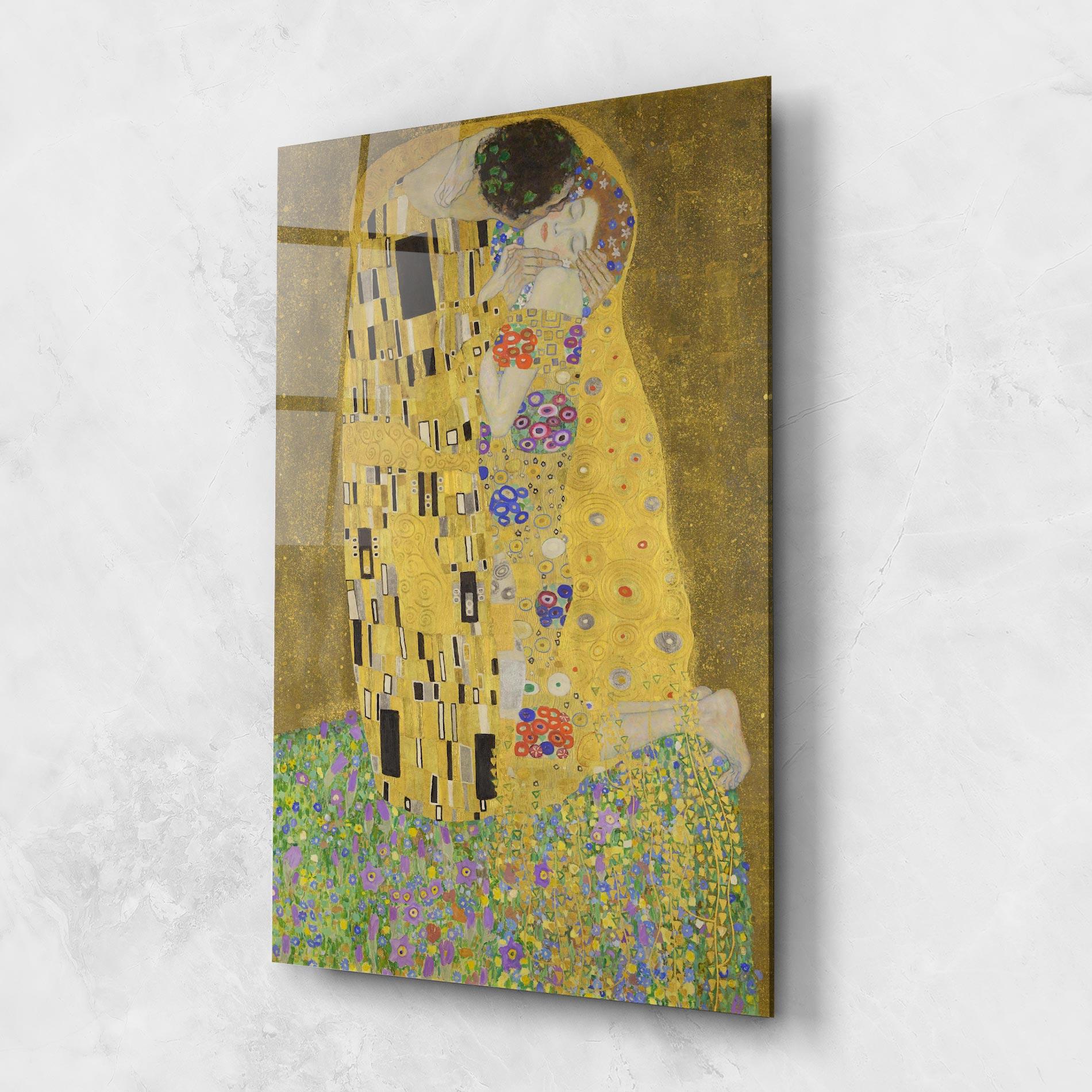 Üvegkép The Kiss mockup 1