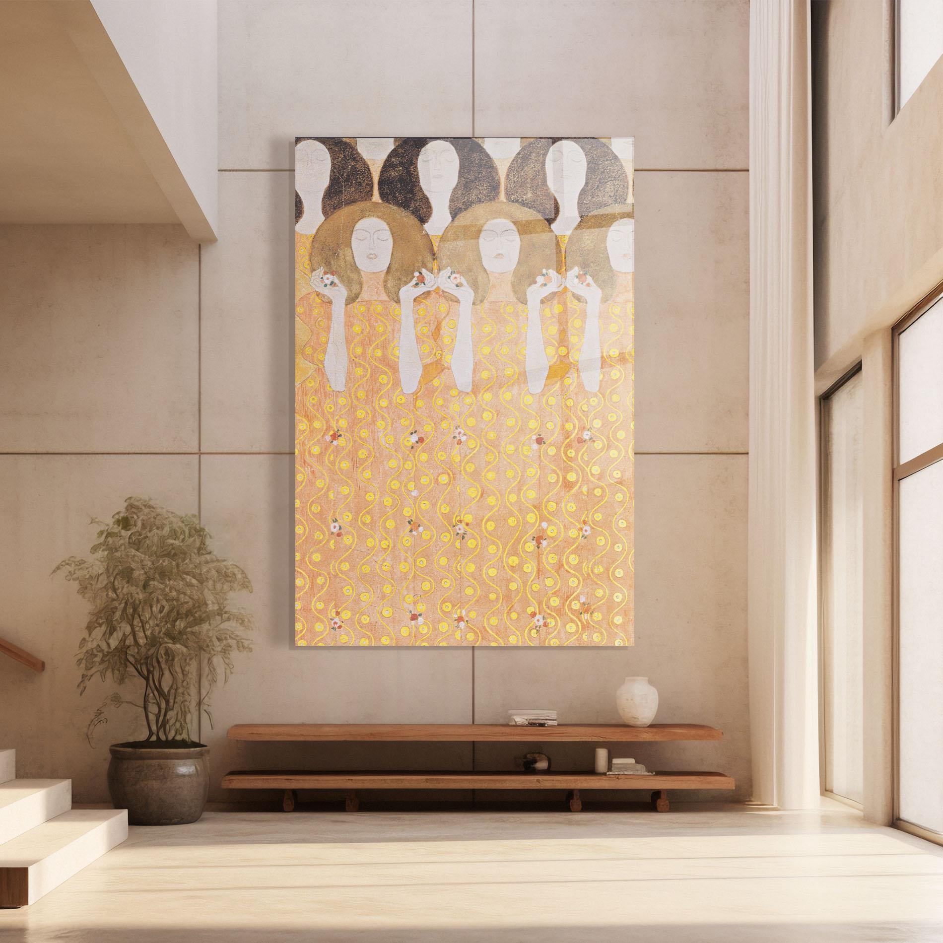 Üvegkép Beethoven Frieze mockup 8