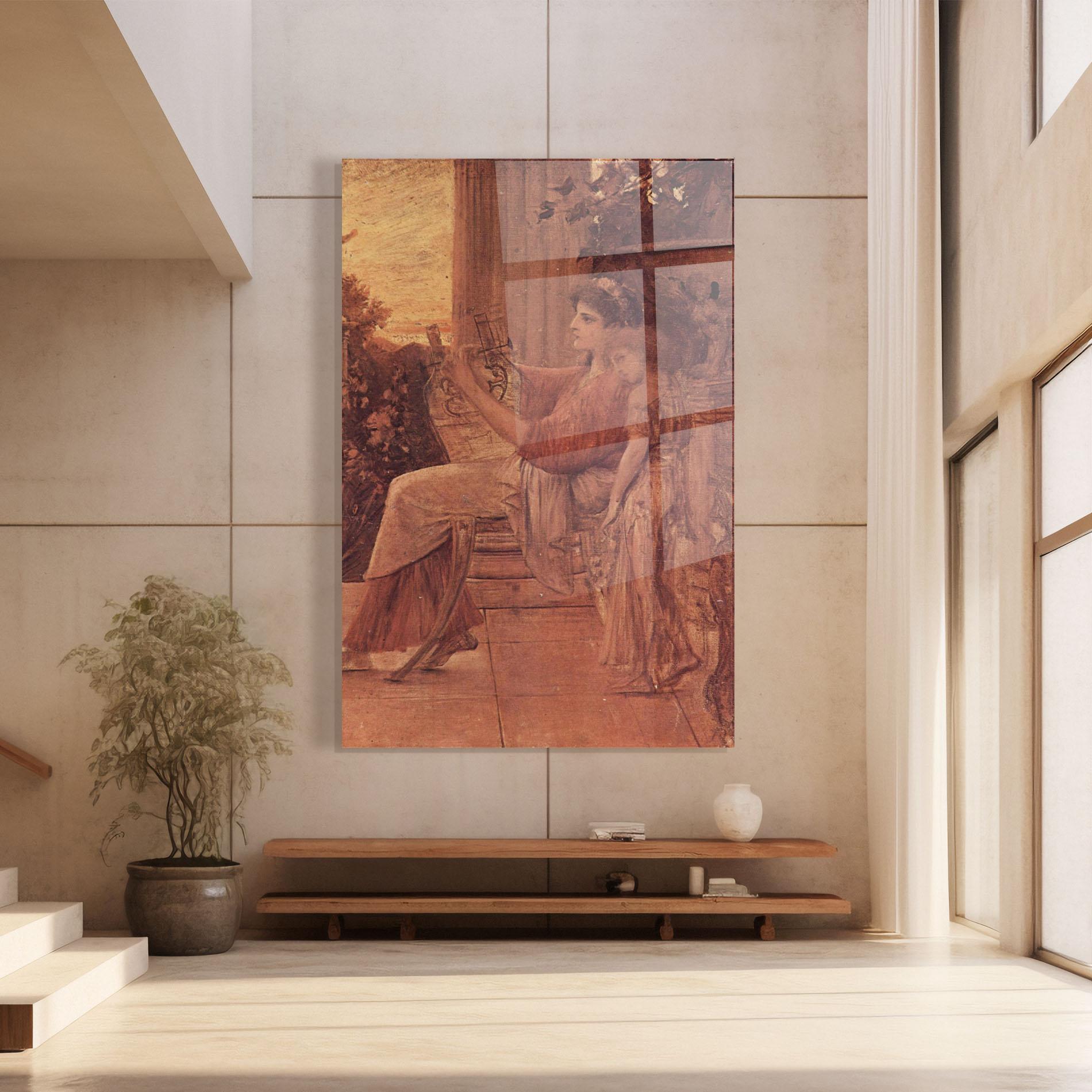 Üvegkép Gustav Klimt Painting mockup 8