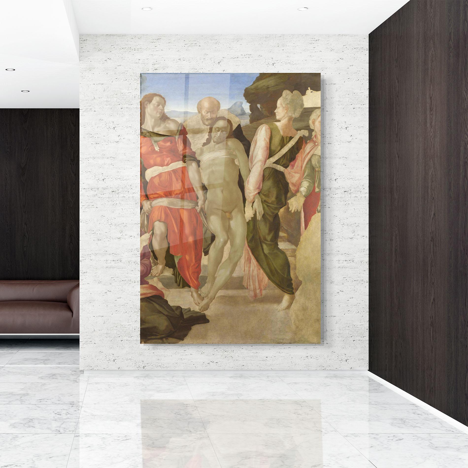 Üvegkép Entombment mockup 9