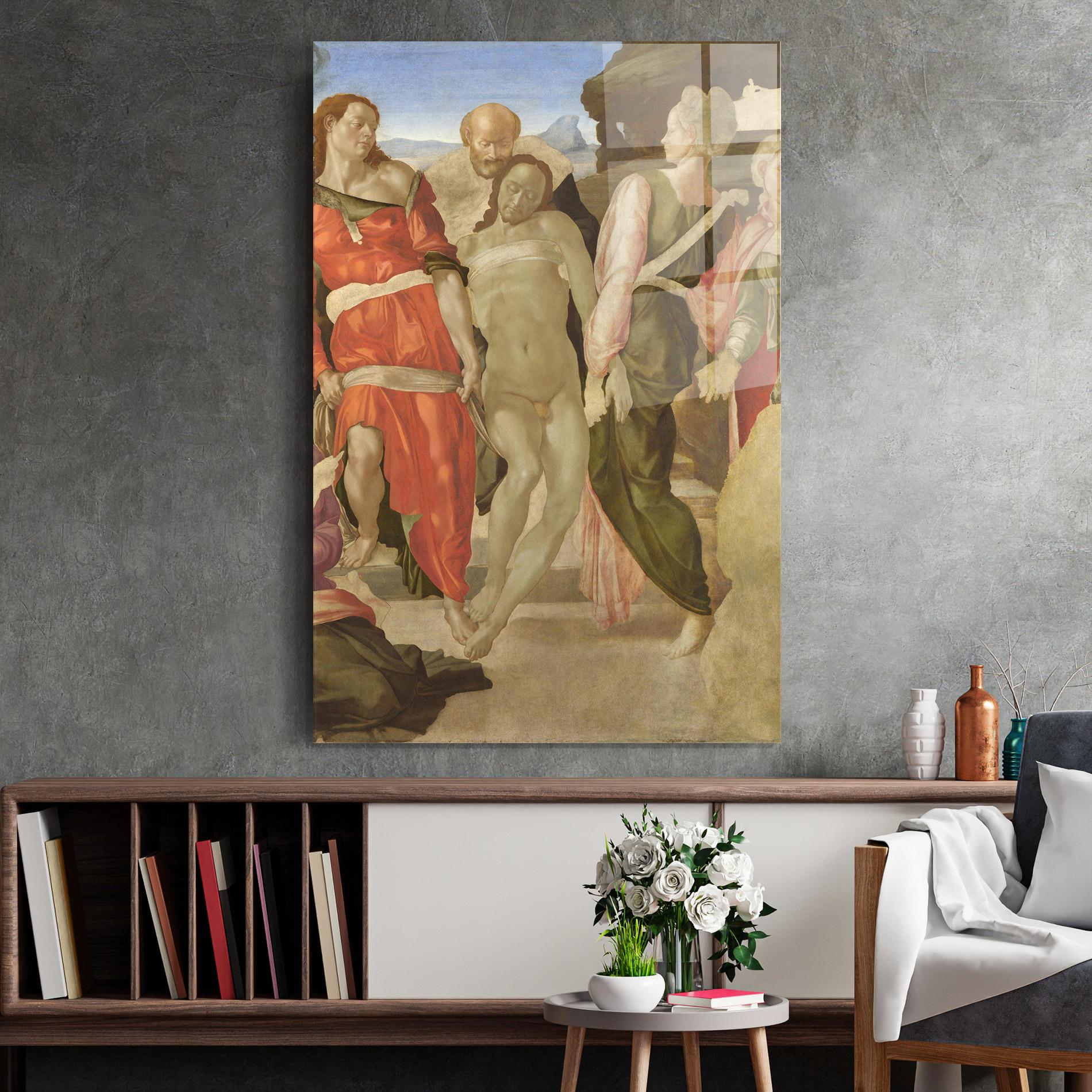 Üvegkép Entombment mockup 2