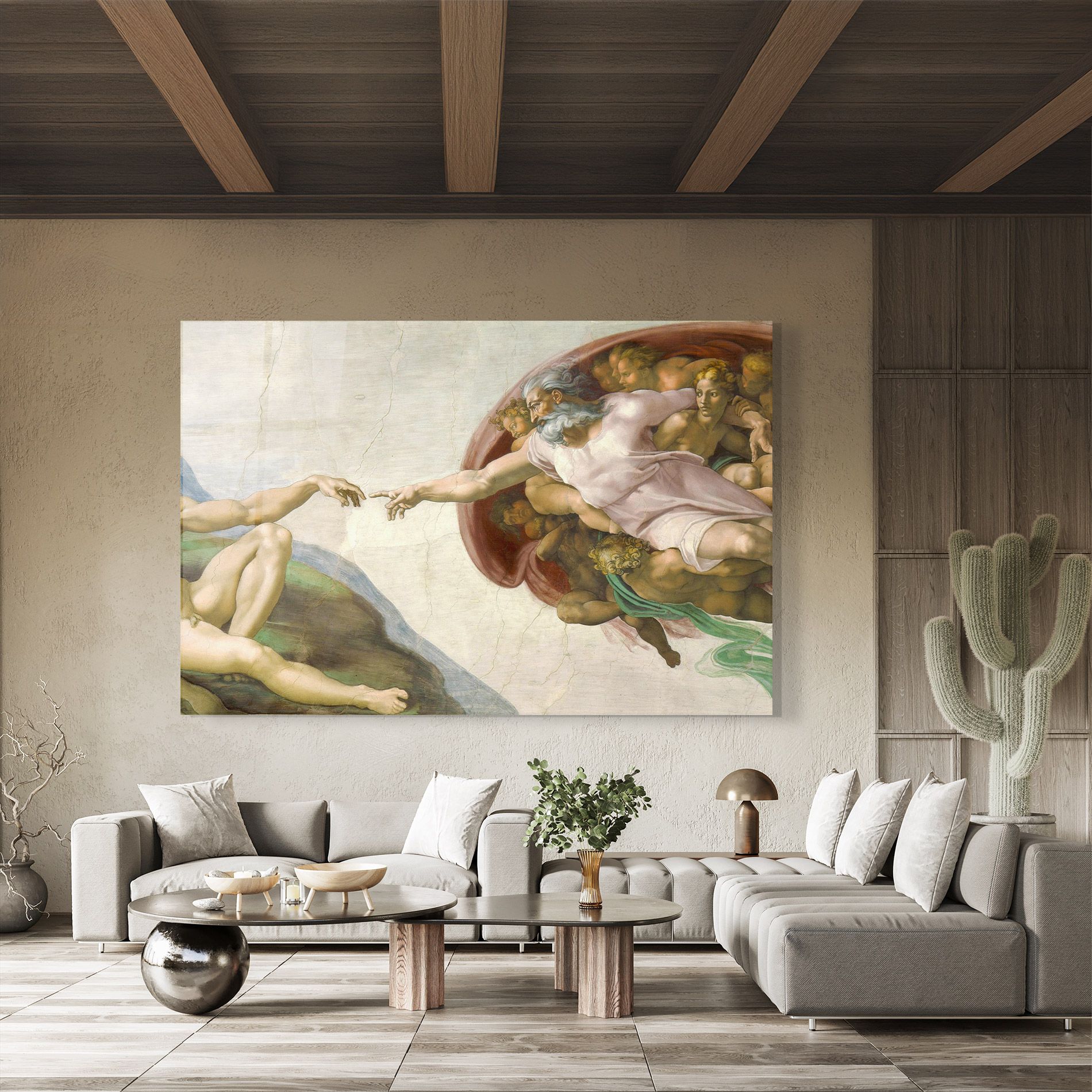 The Creation Of Adam mockup 8