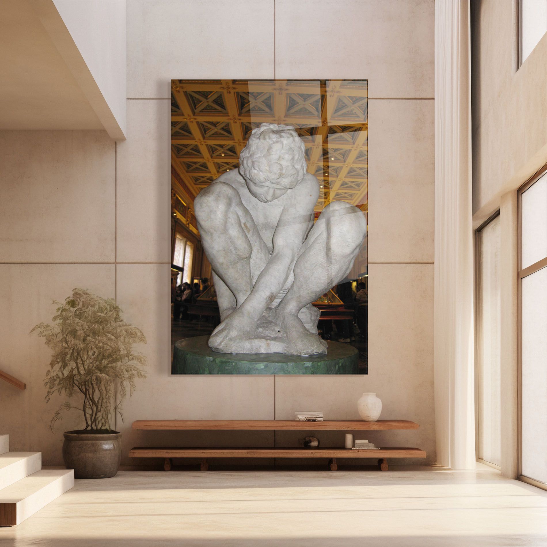 Crouching Boy mockup 8