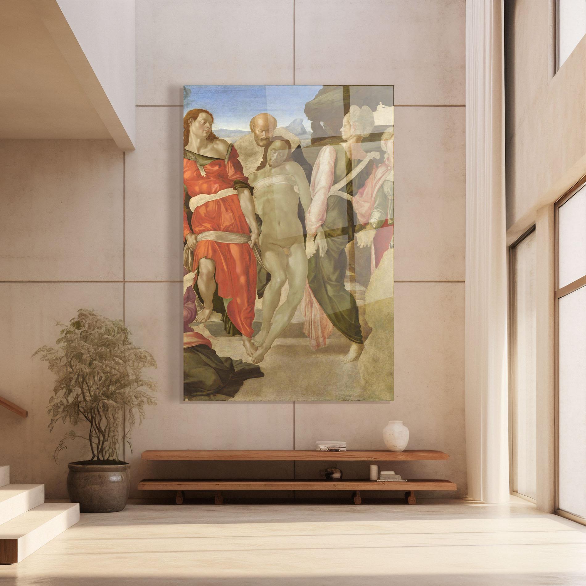 Üvegkép Entombment mockup 8