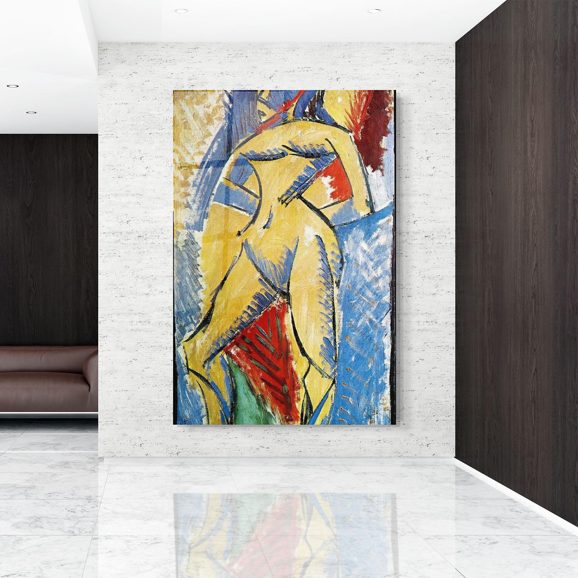 Üvegkép Femme Nue mockup 9