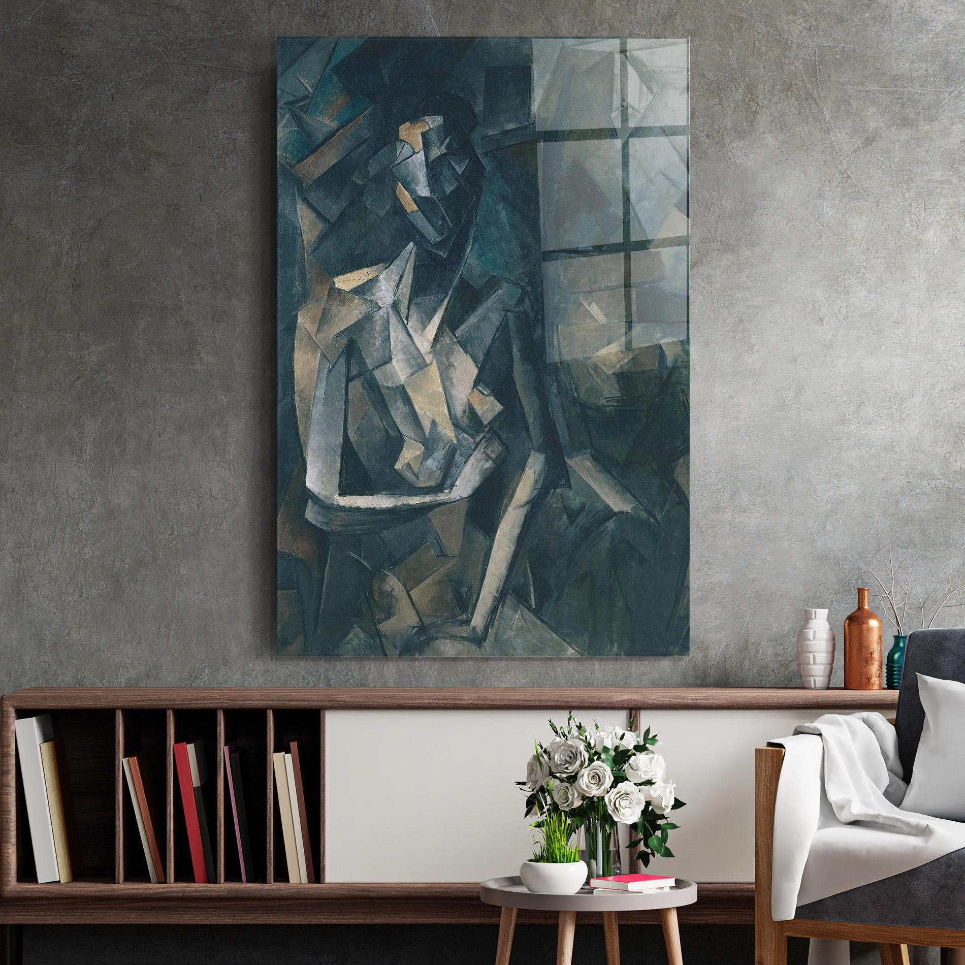 Üvegkép Dans Un Fauteuil mockup 2