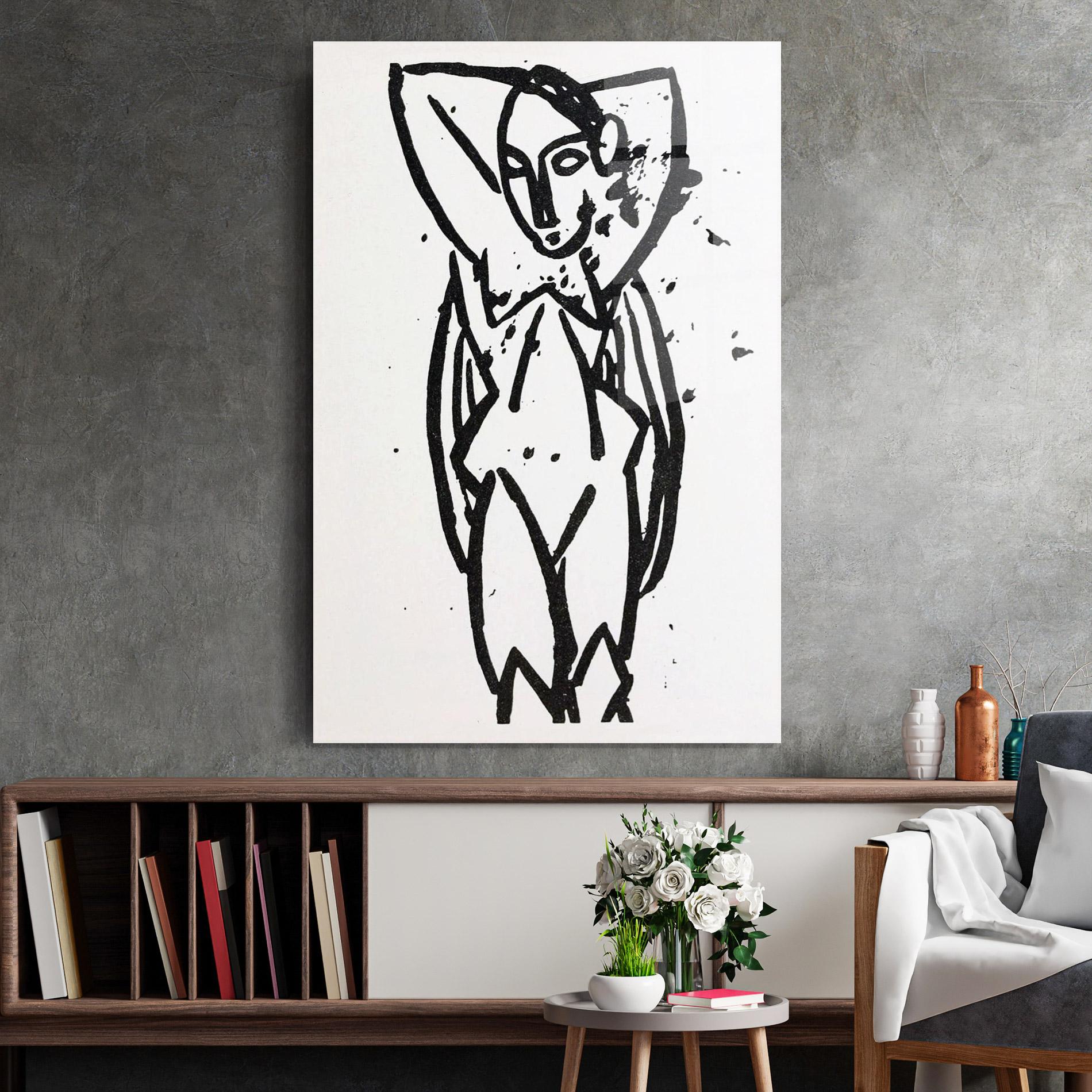 Üvegkép Nude mockup 2