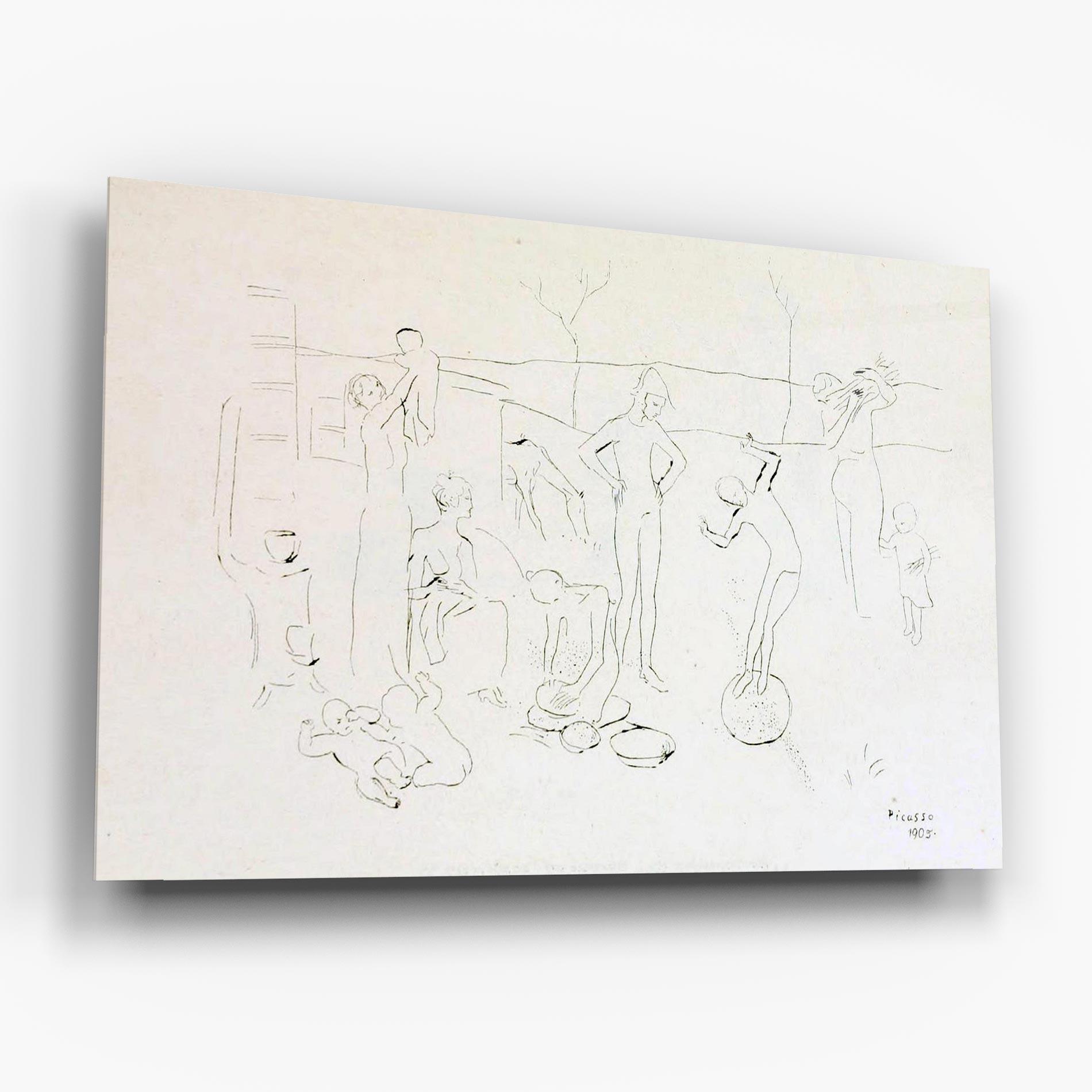 Üvegkép The Acrobats mockup 6