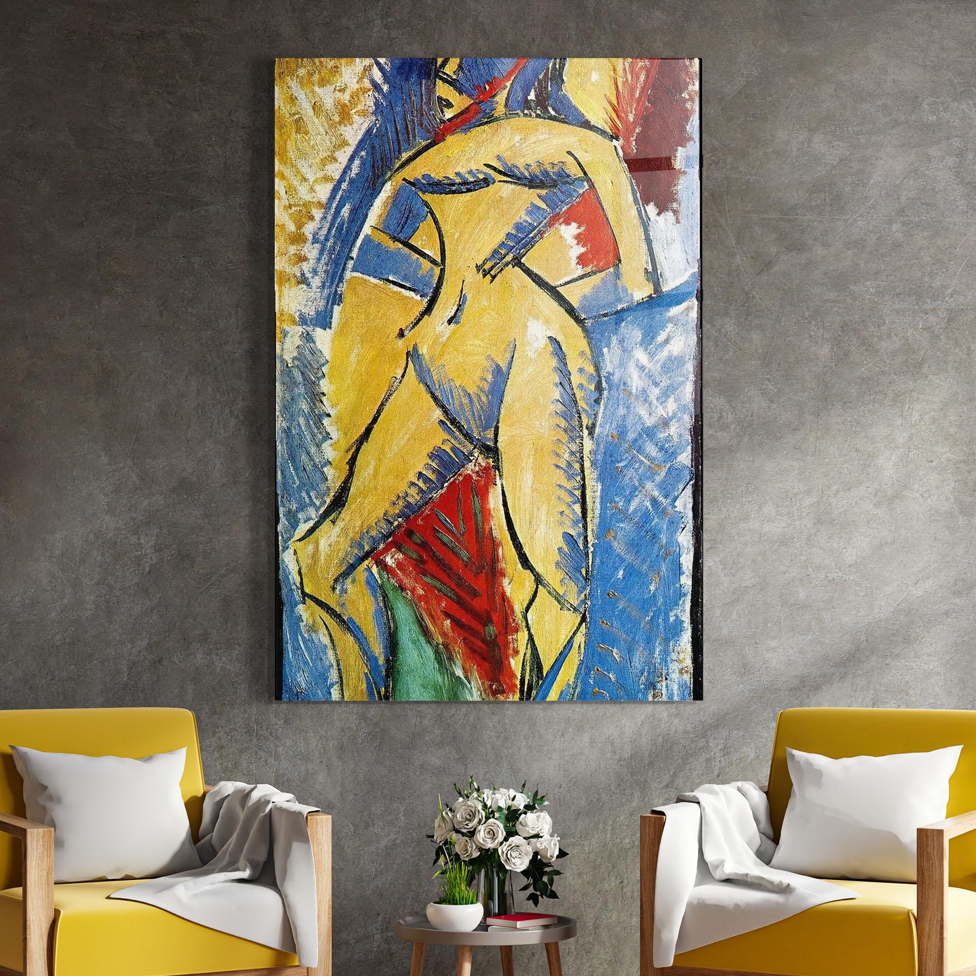 Üvegkép Femme Nue mockup 4