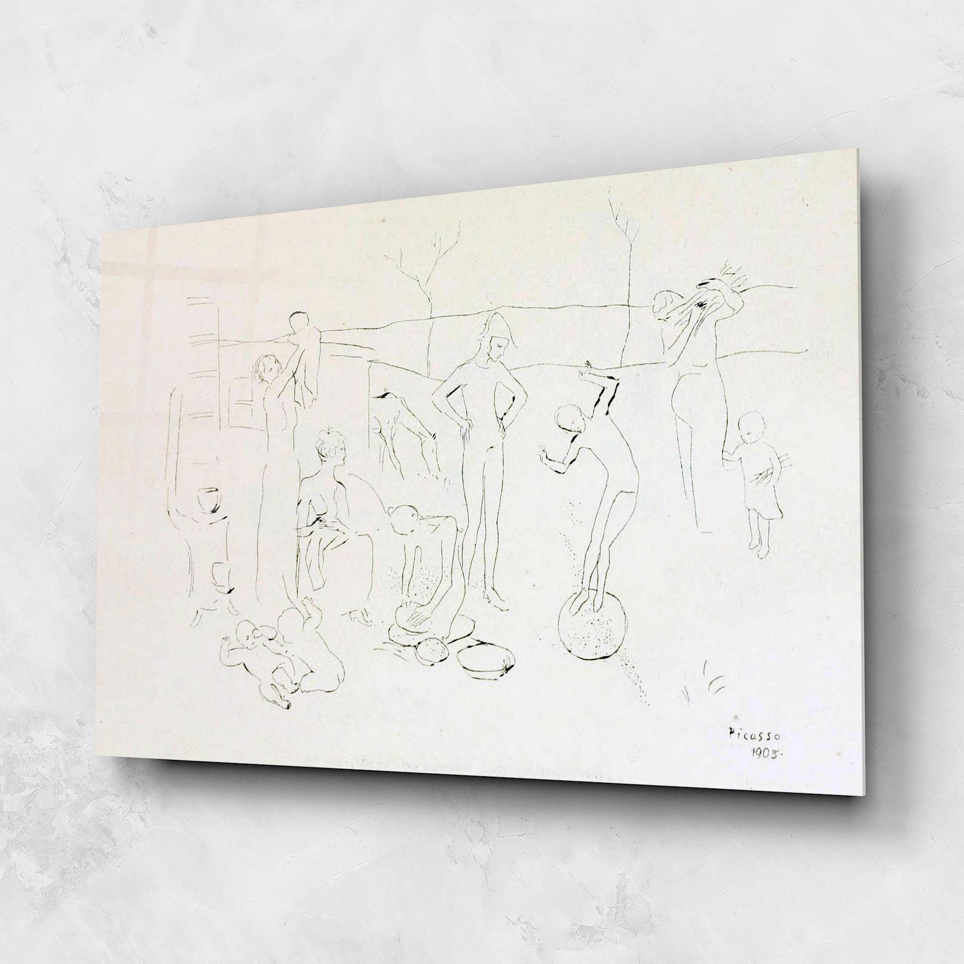 Üvegkép The Acrobats mockup 1