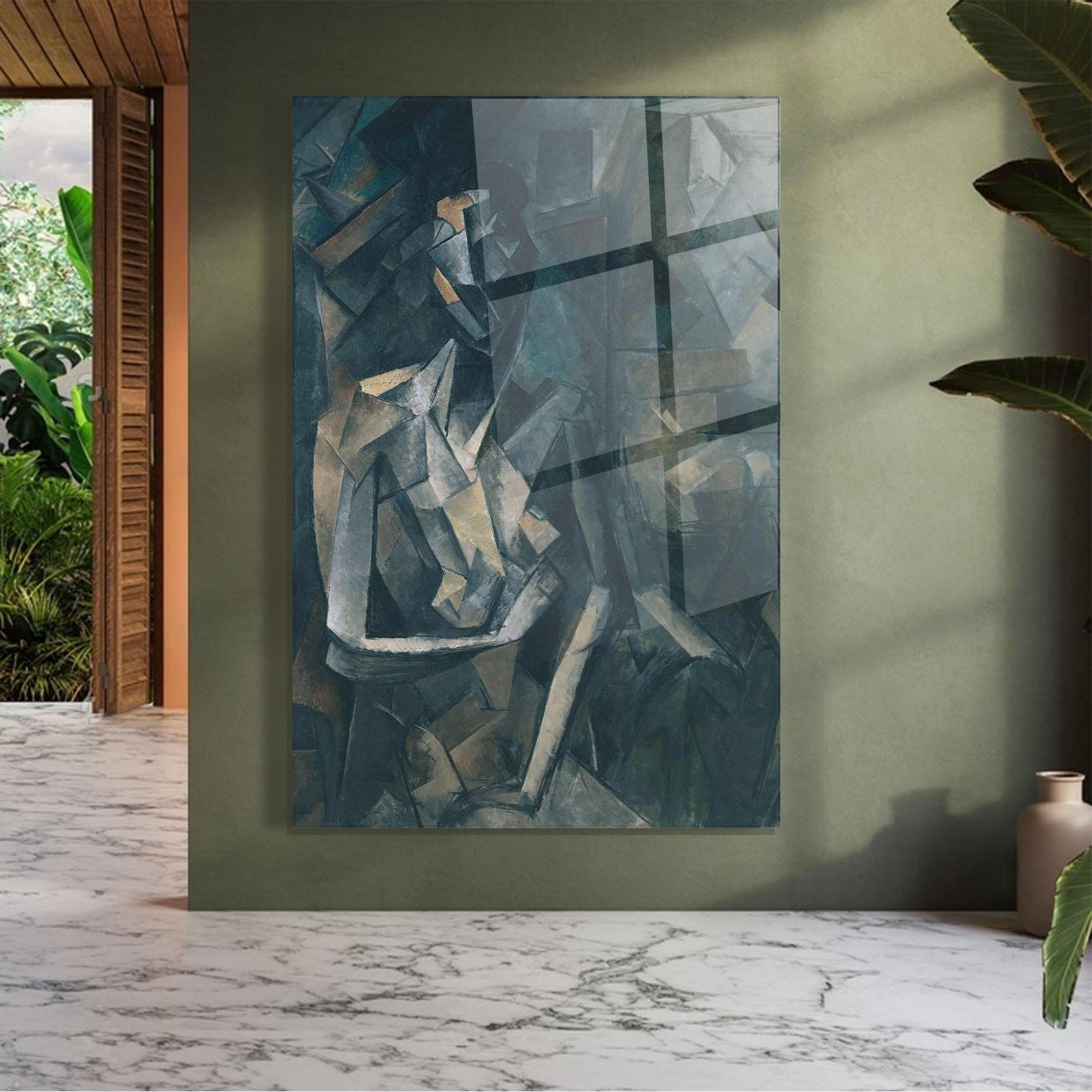 Üvegkép Dans Un Fauteuil mockup 7