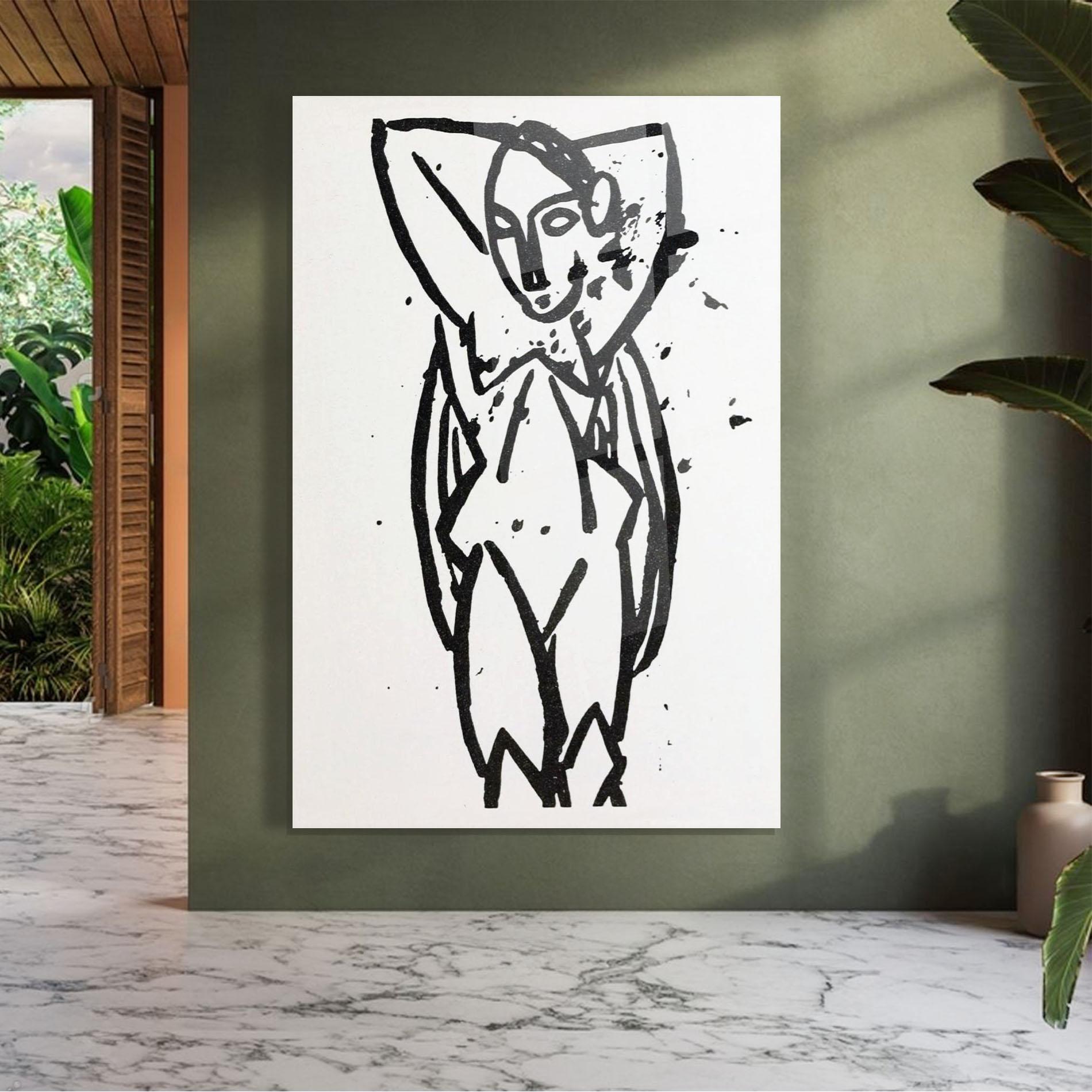 Üvegkép Nude mockup 7