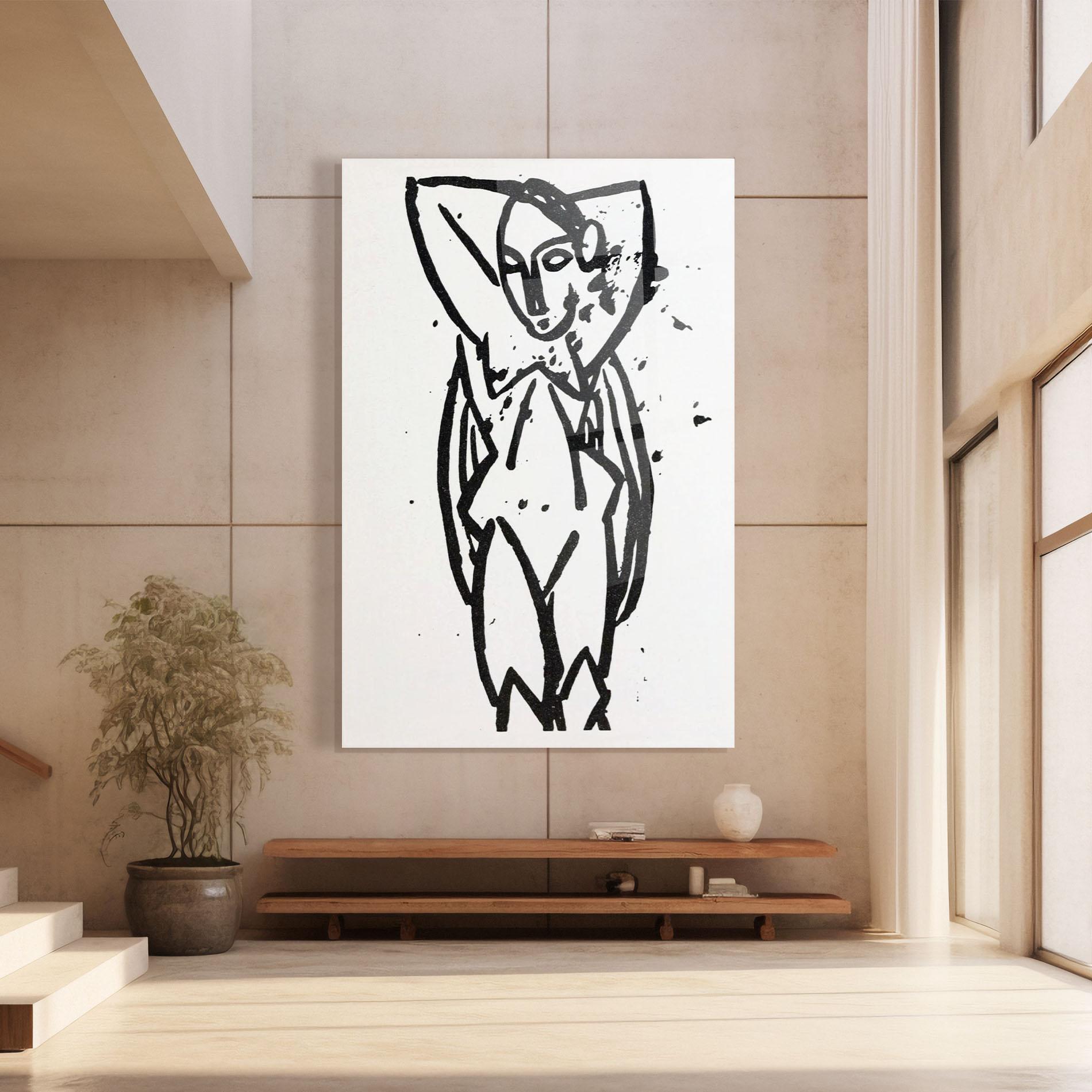 Üvegkép Nude mockup 8