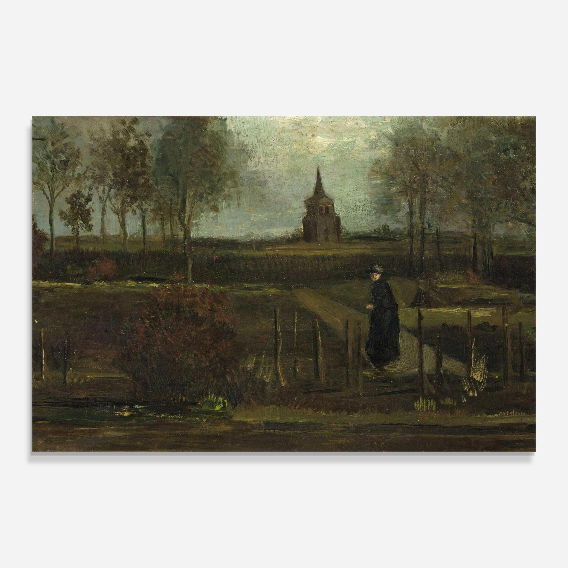 Üvegkép Garden At Nuenen mockup 0