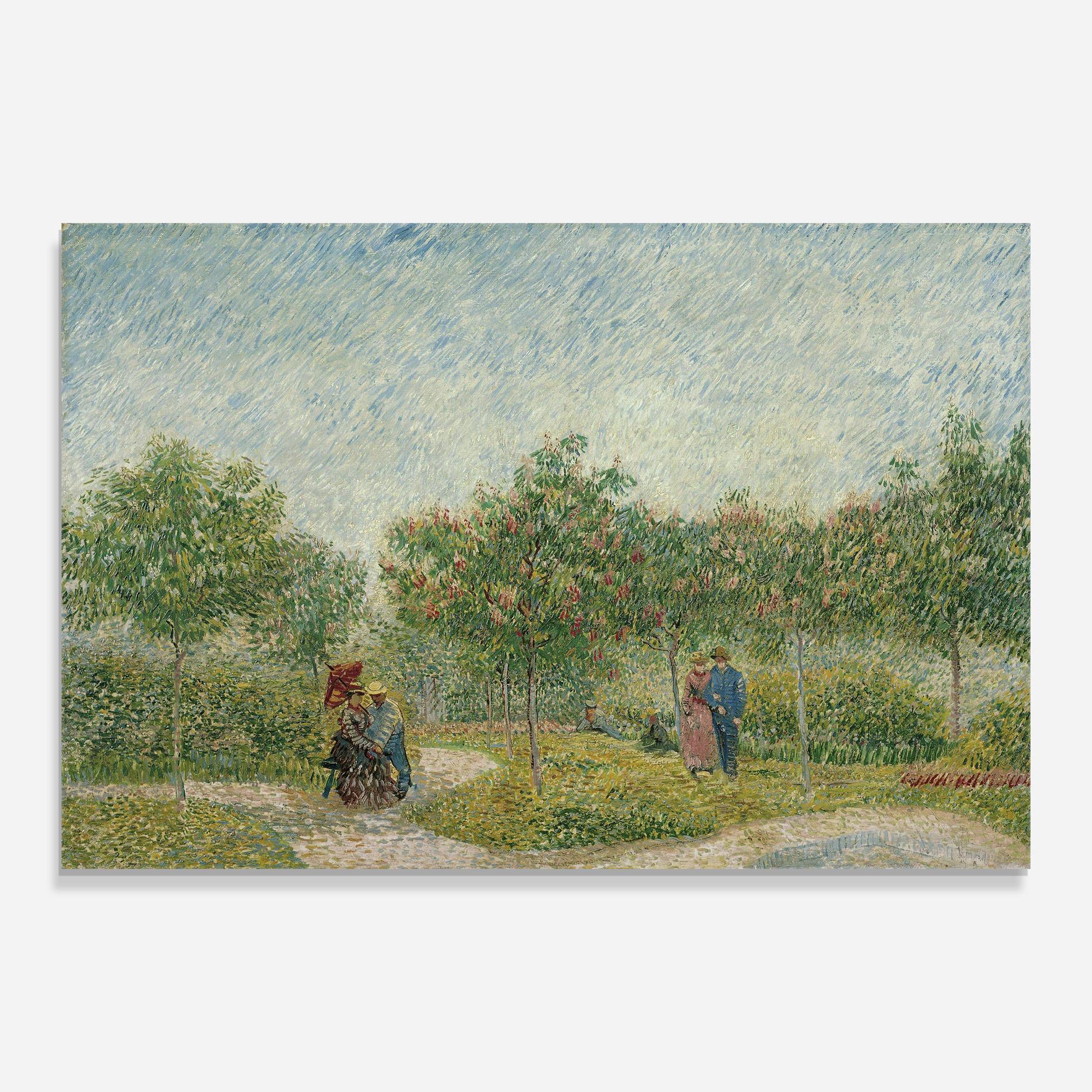 Üvegkép Montmartre Met Geliefden mockup 0