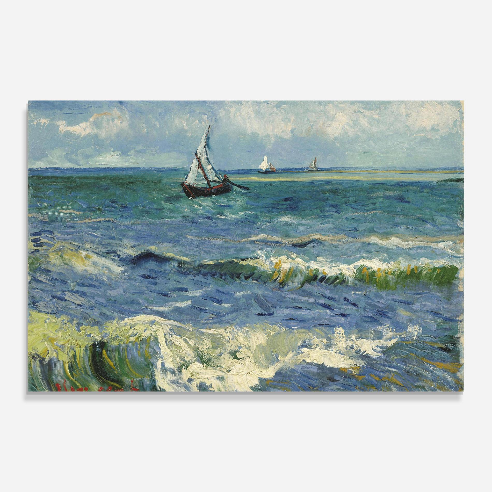 Üvegkép Zeegezicht Saintes Maries mockup 0