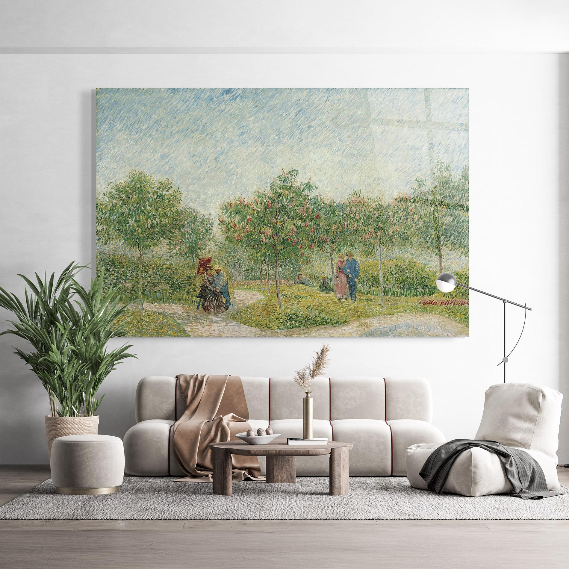 Üvegkép Montmartre Met Geliefden mockup 9