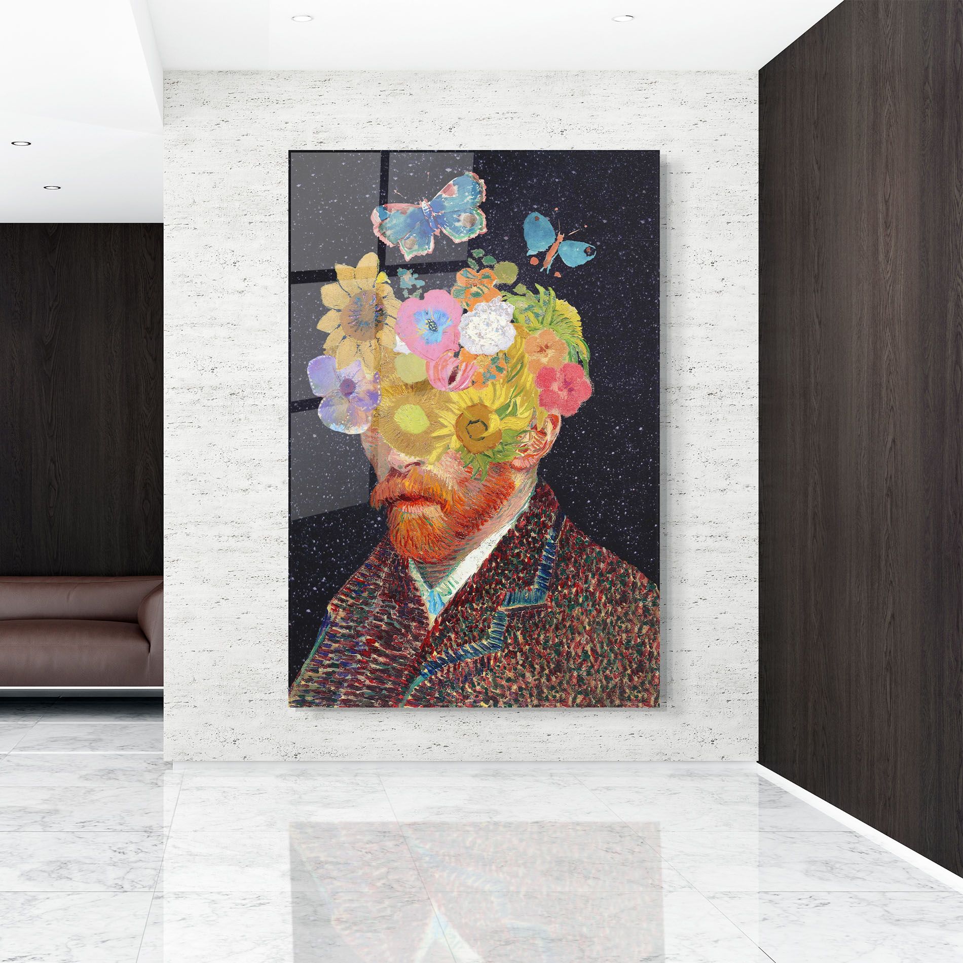 Flower Self Portrait mockup 9