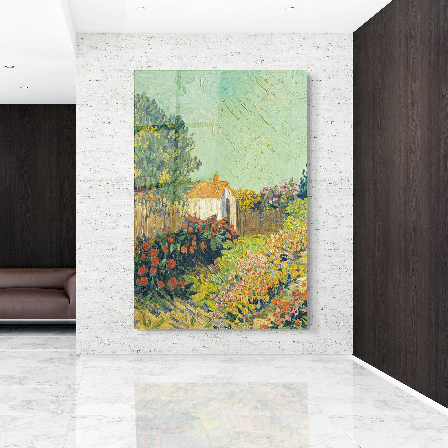 Üvegkép Gogh Landscape mockup 9