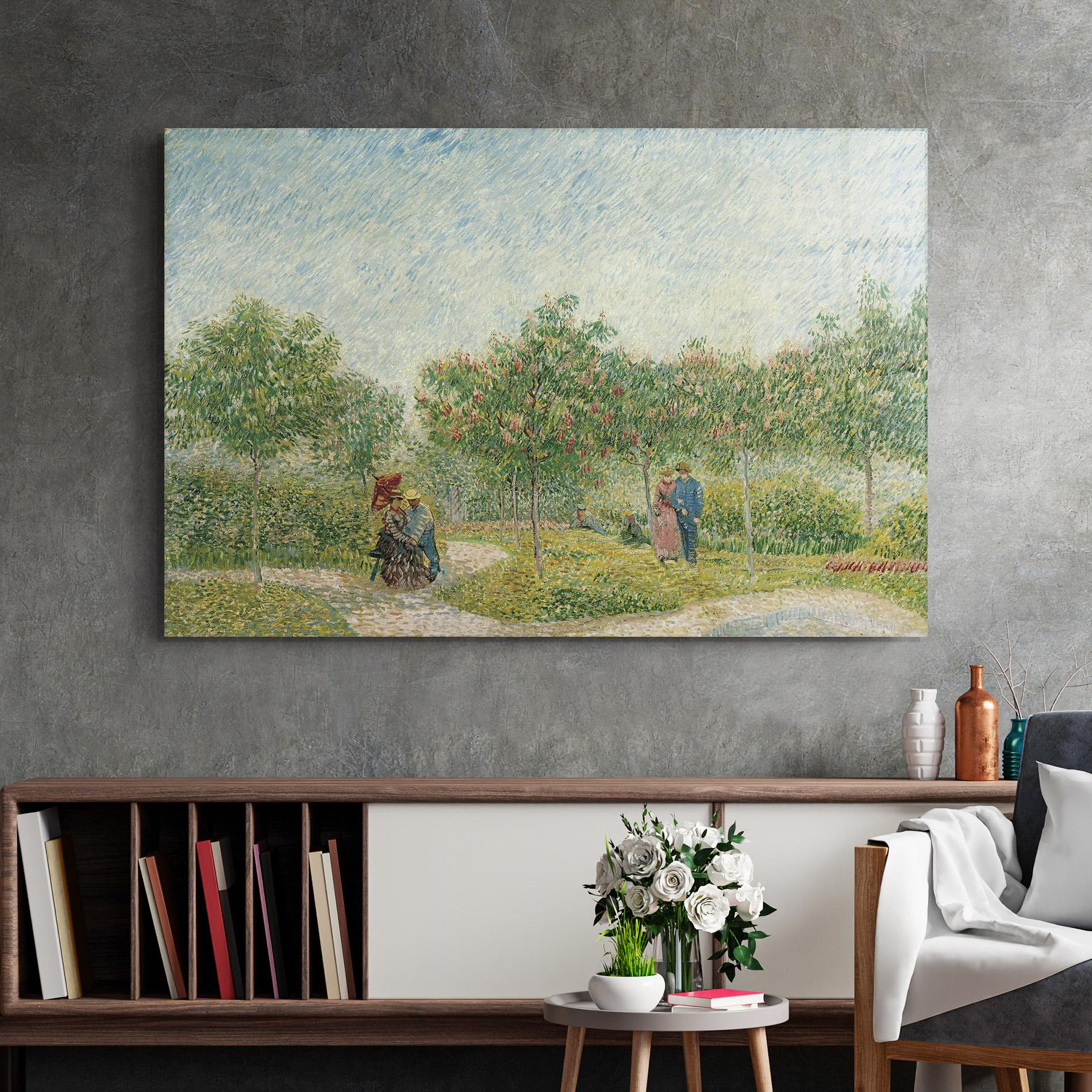 Üvegkép Montmartre Met Geliefden mockup 2