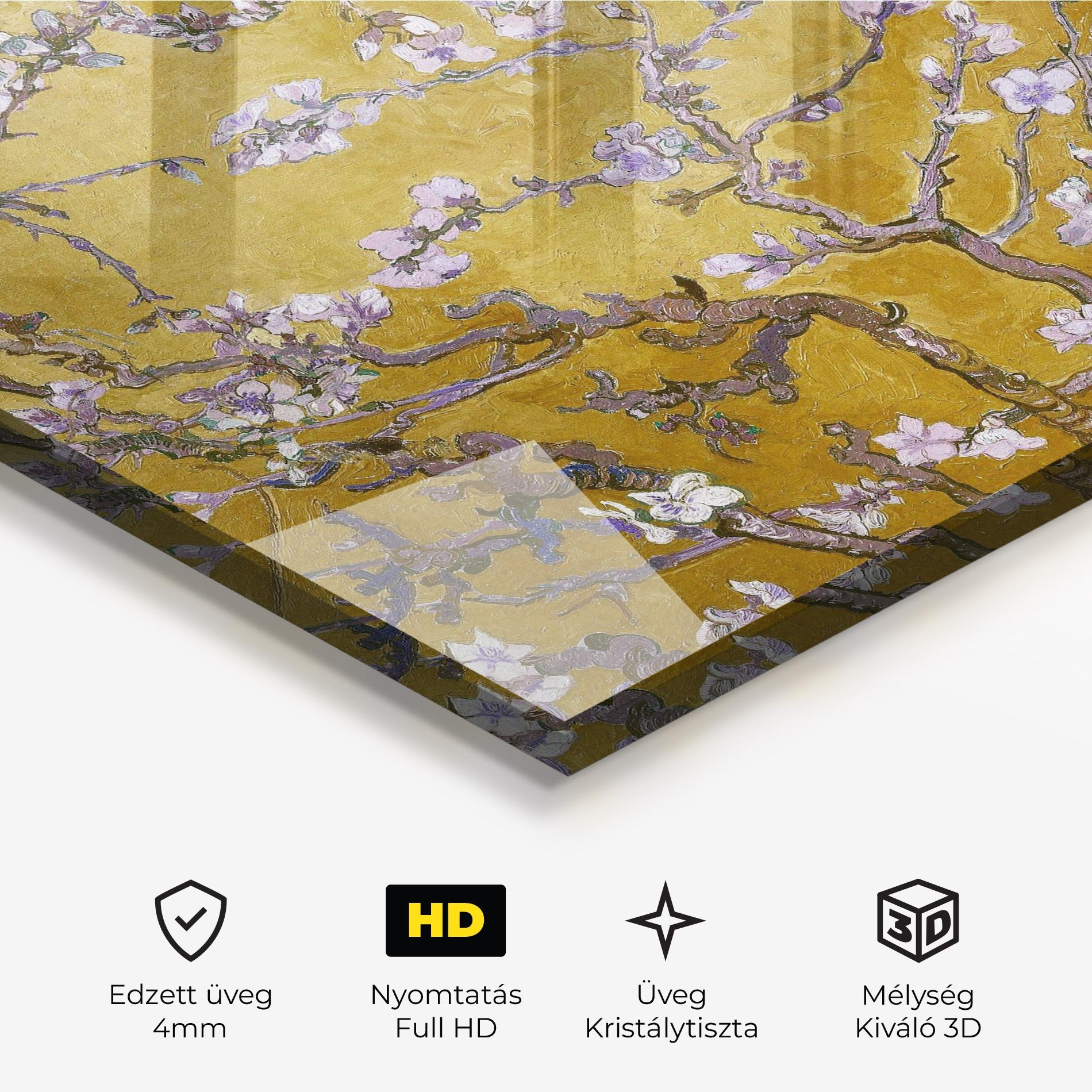 Üvegkép Almond Blossom mockup 3