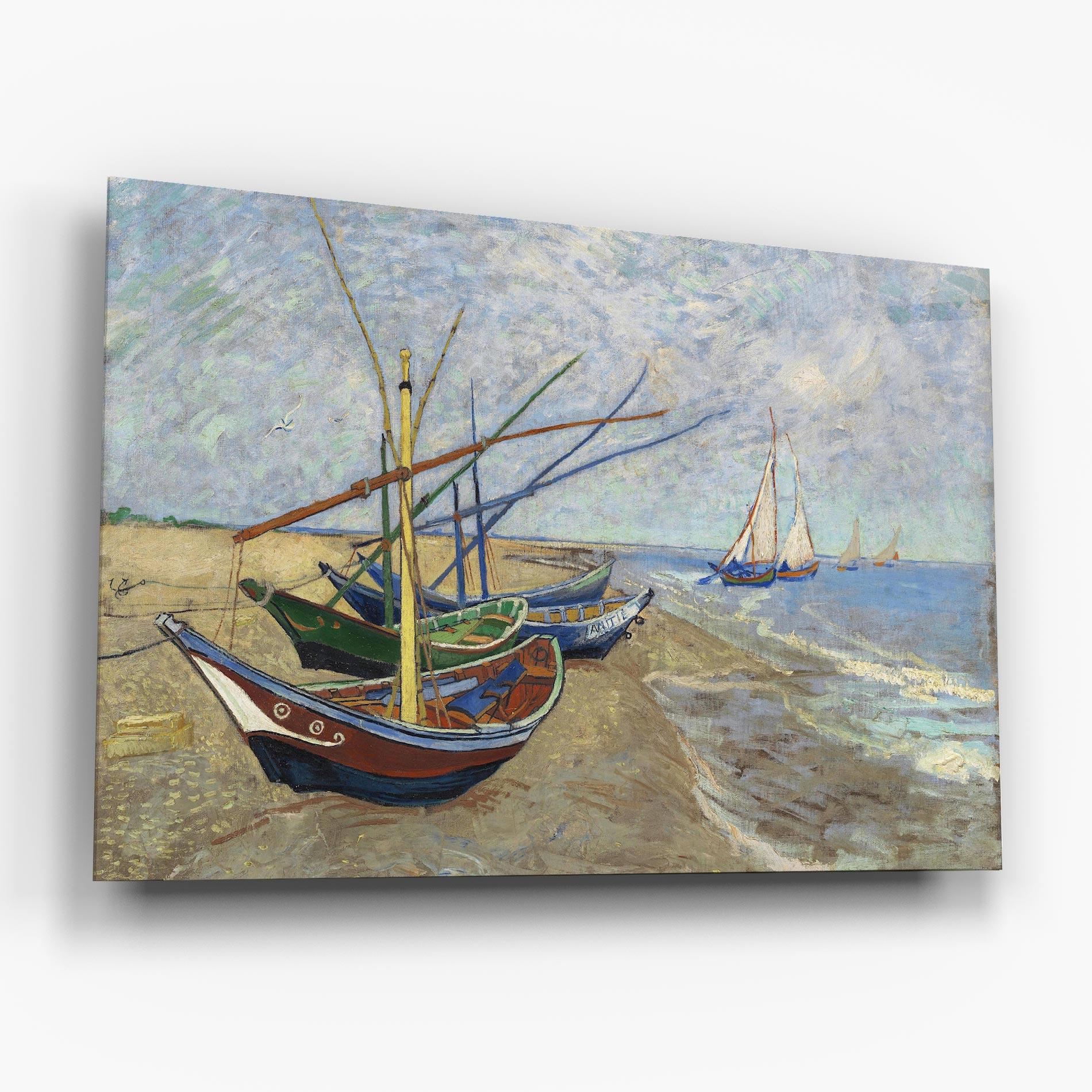 Üvegkép Boats Beach mockup 6