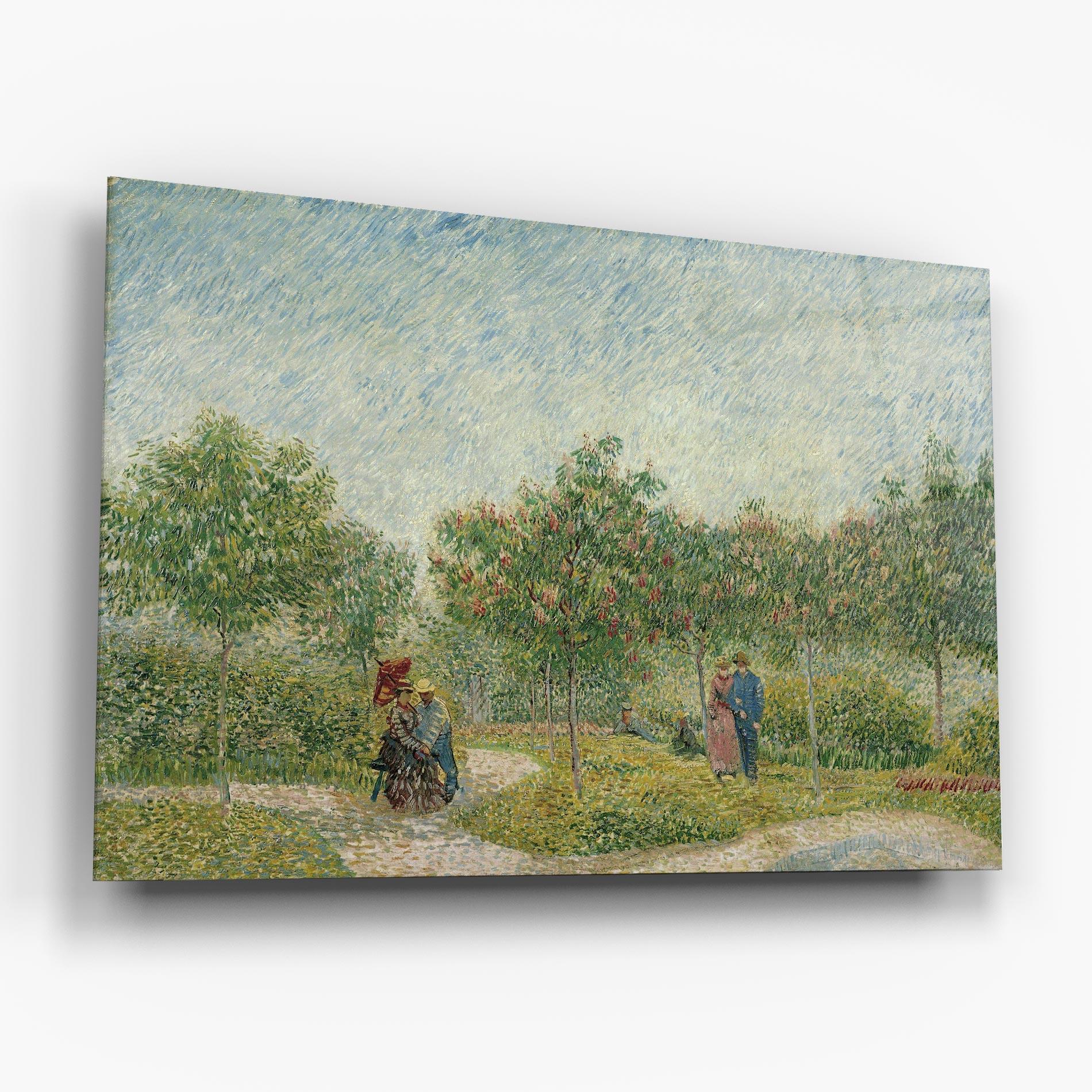 Üvegkép Montmartre Met Geliefden mockup 6