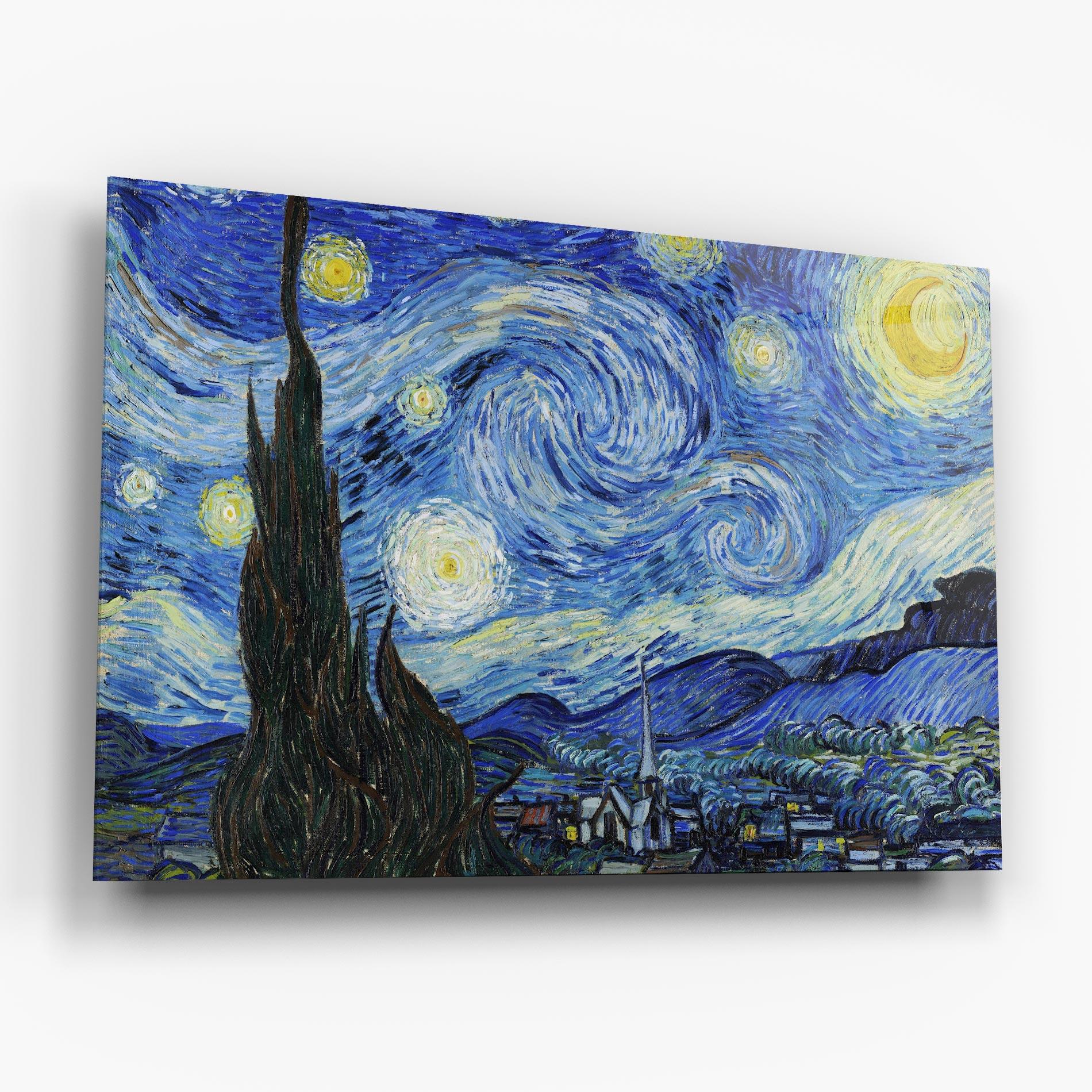 Üvegkép The Starry Night mockup 6
