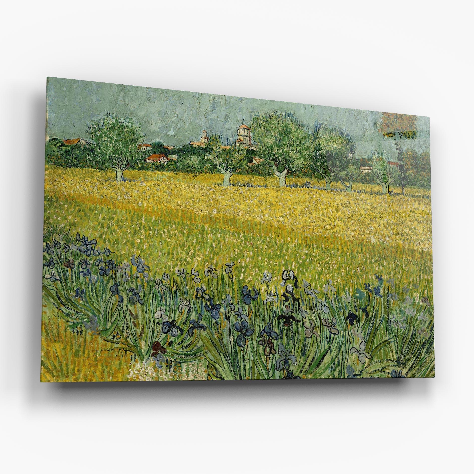 Üvegkép Veld Met Bloemen mockup 6