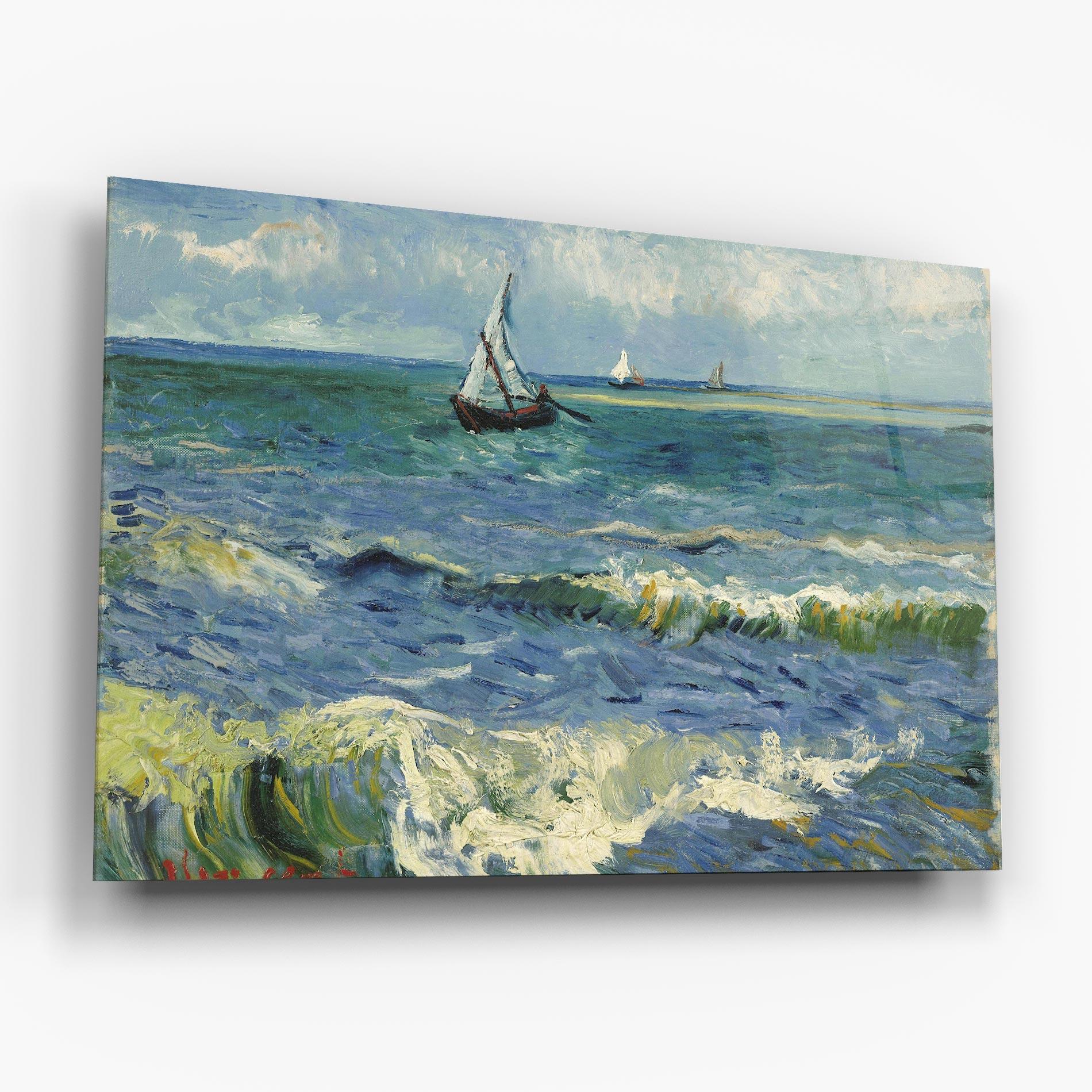 Üvegkép Zeegezicht Saintes Maries mockup 6