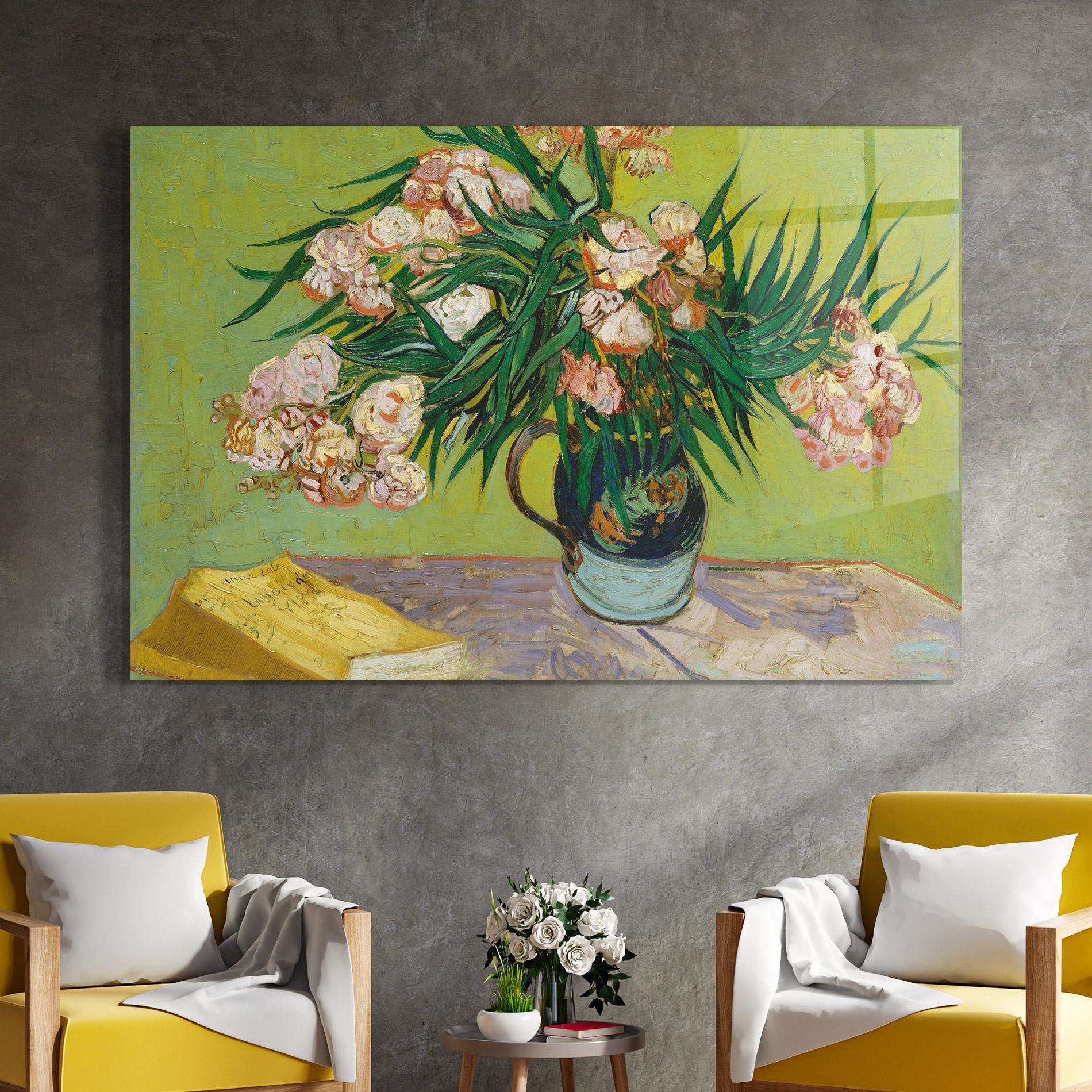 Üvegkép Oleanders mockup 4