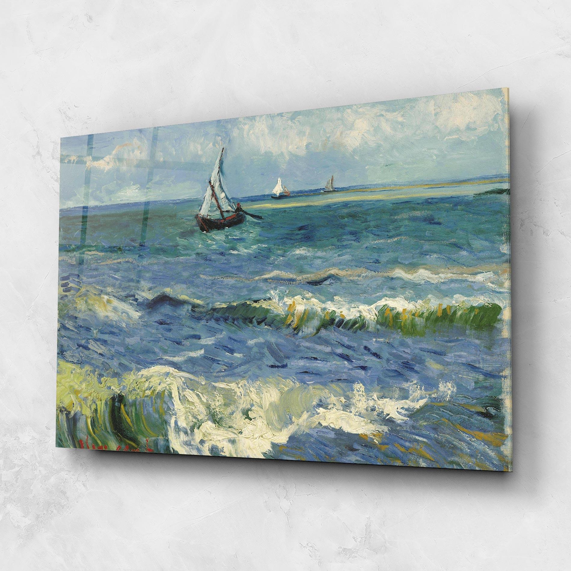 Üvegkép Zeegezicht Saintes Maries mockup 1