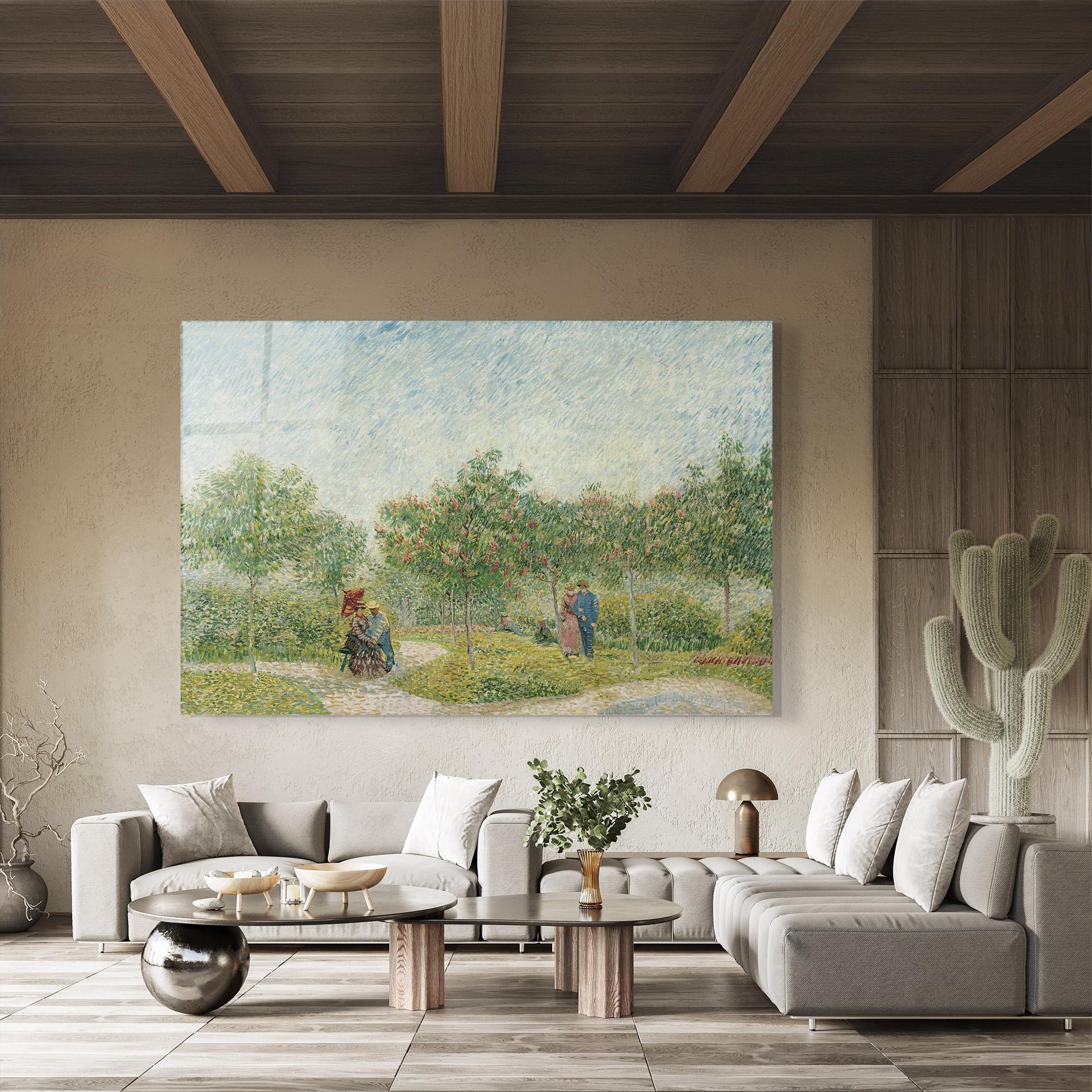 Üvegkép Montmartre Met Geliefden mockup 8