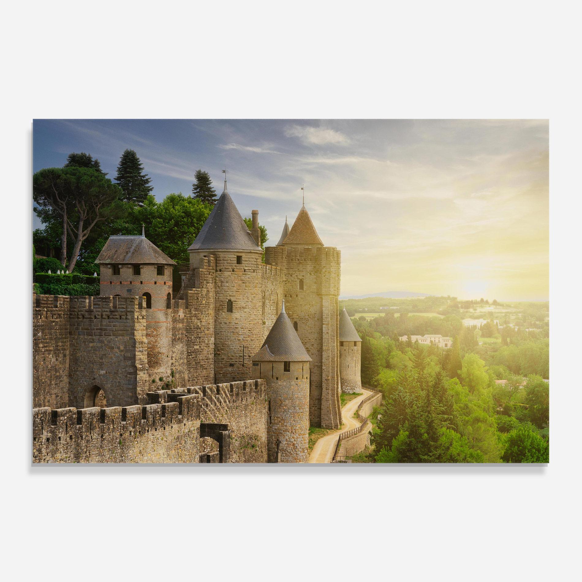 Üvegkép Carcassonne France mockup 0