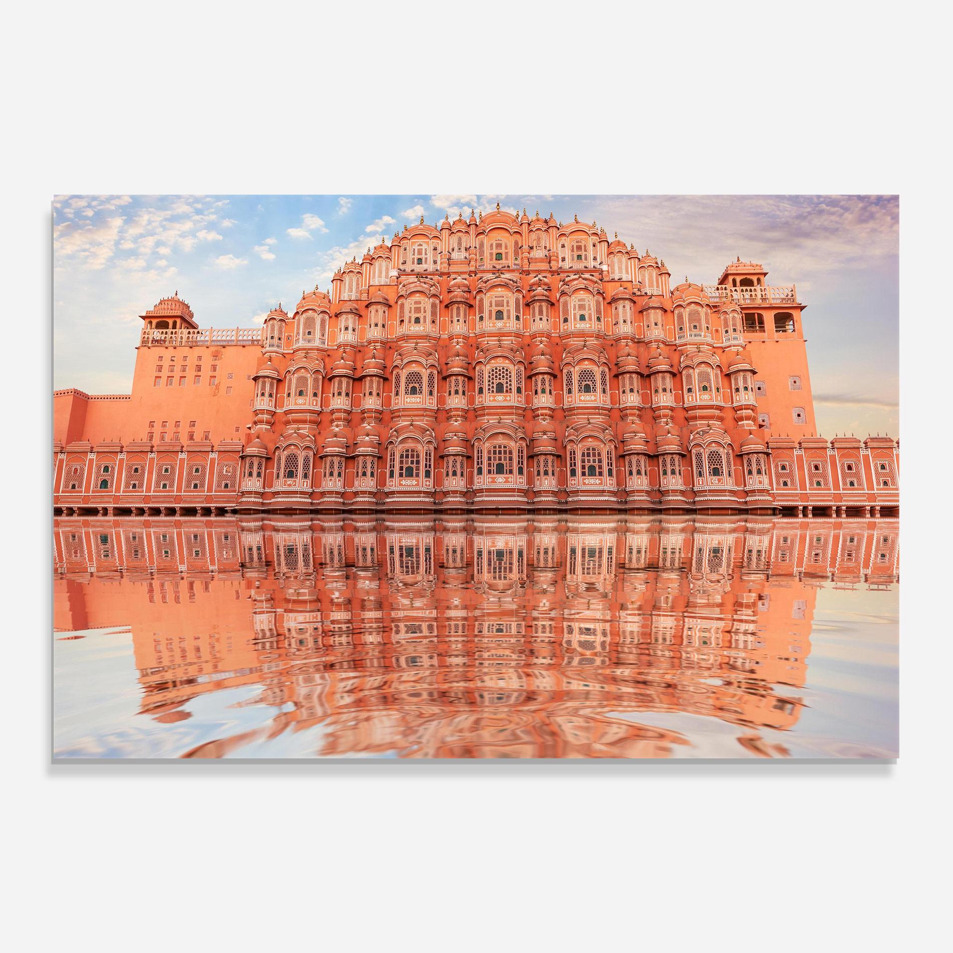Üvegkép Hawa Mahal India mockup 0