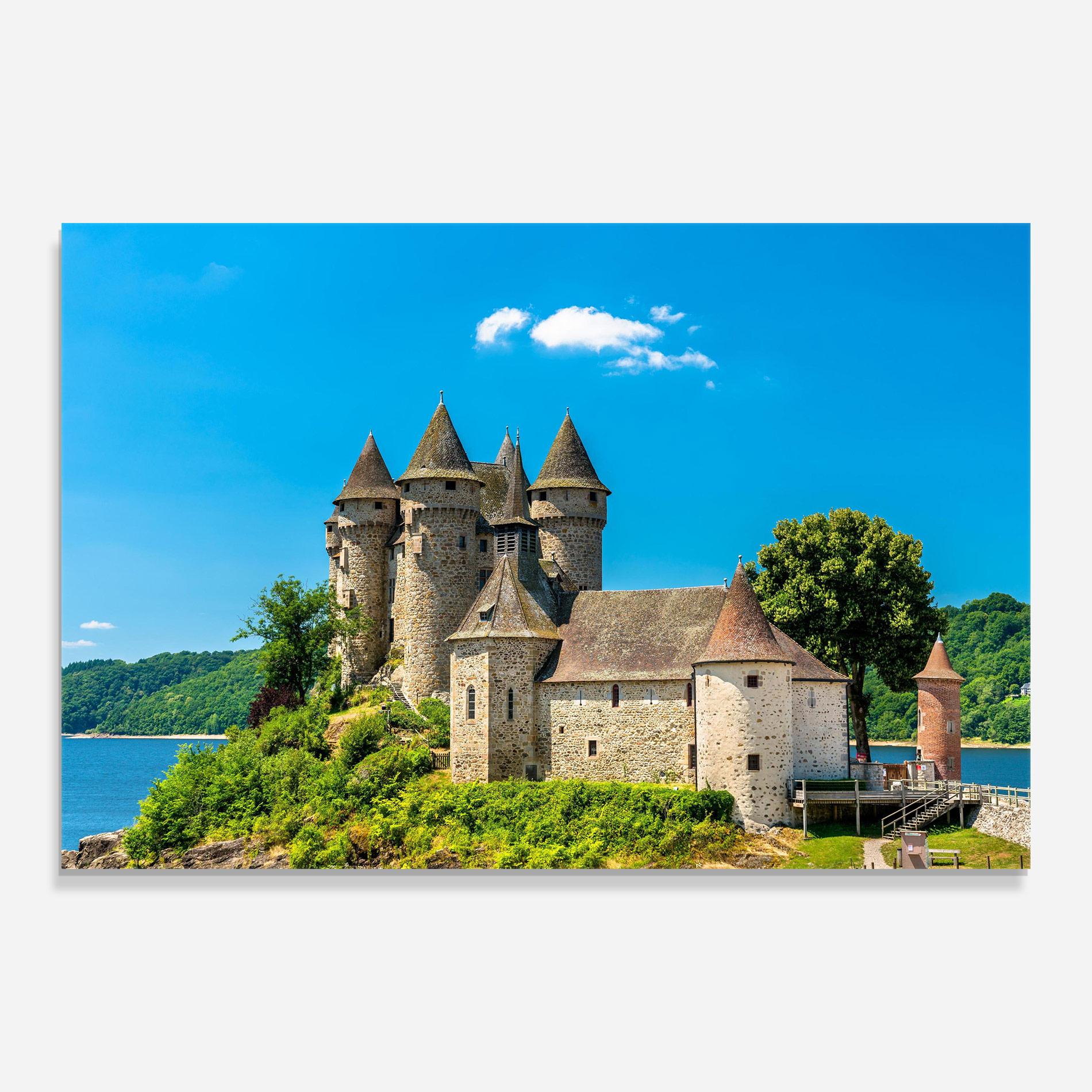 Üvegkép Medieval Castle France mockup 0