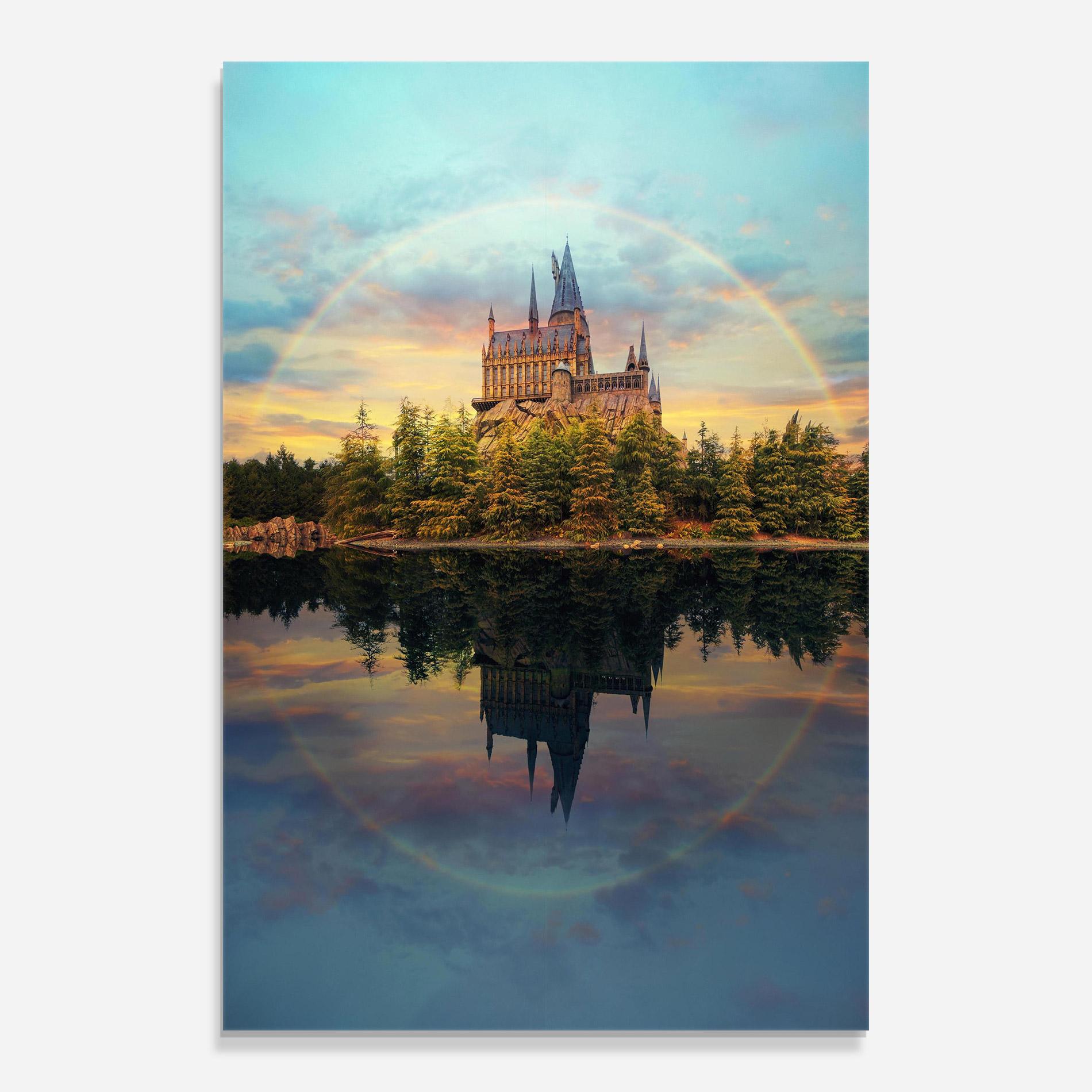 Üvegkép Hogwarts Castle mockup 0