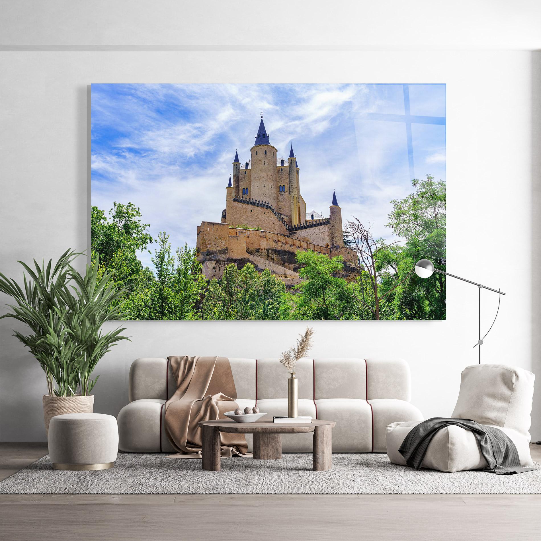 Üvegkép Castle Alcazar mockup 9