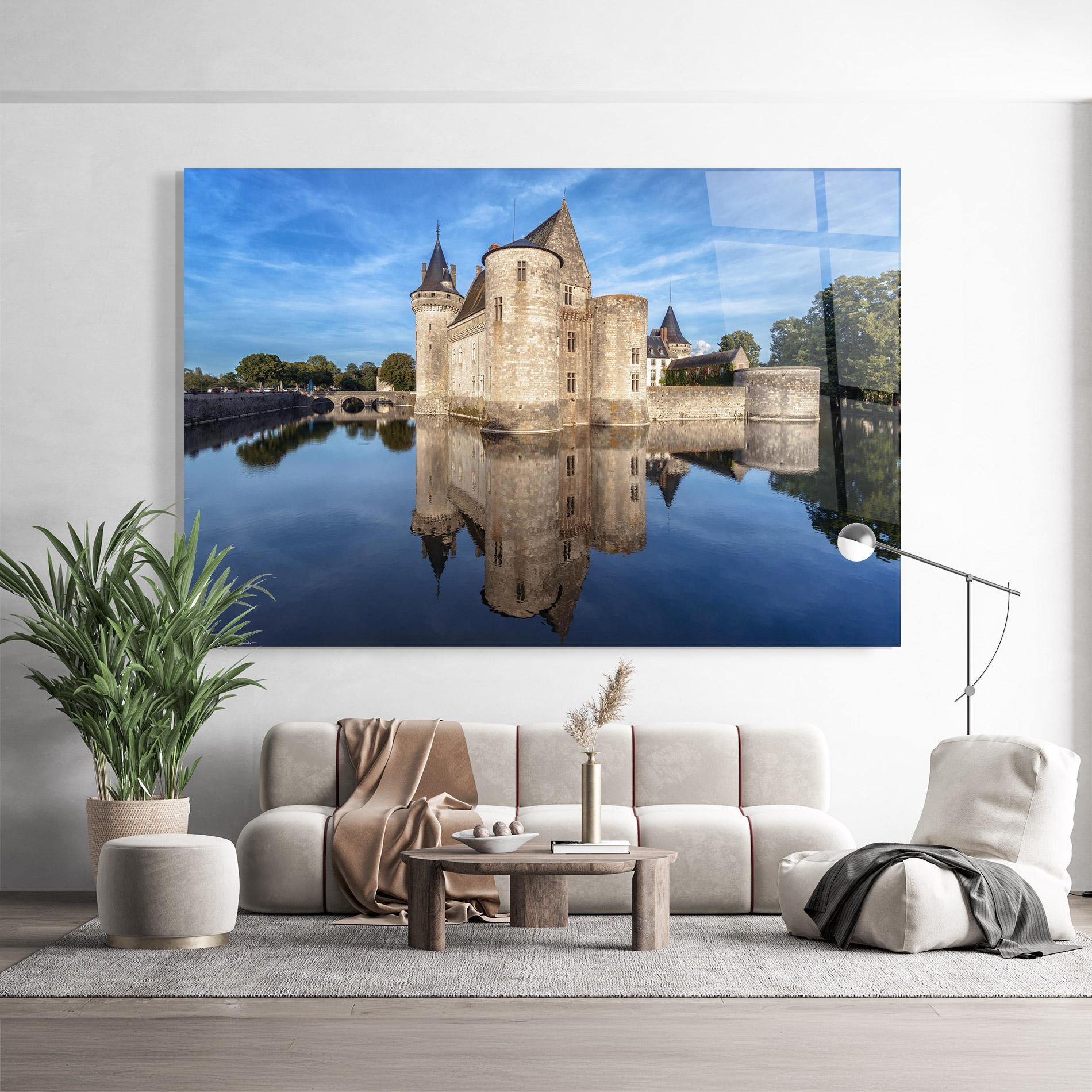 Üvegkép Castle Chateau De Sullysurloire mockup 9