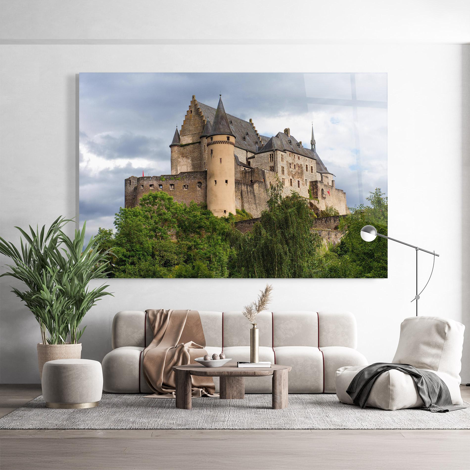 Üvegkép Castle Vianden mockup 9