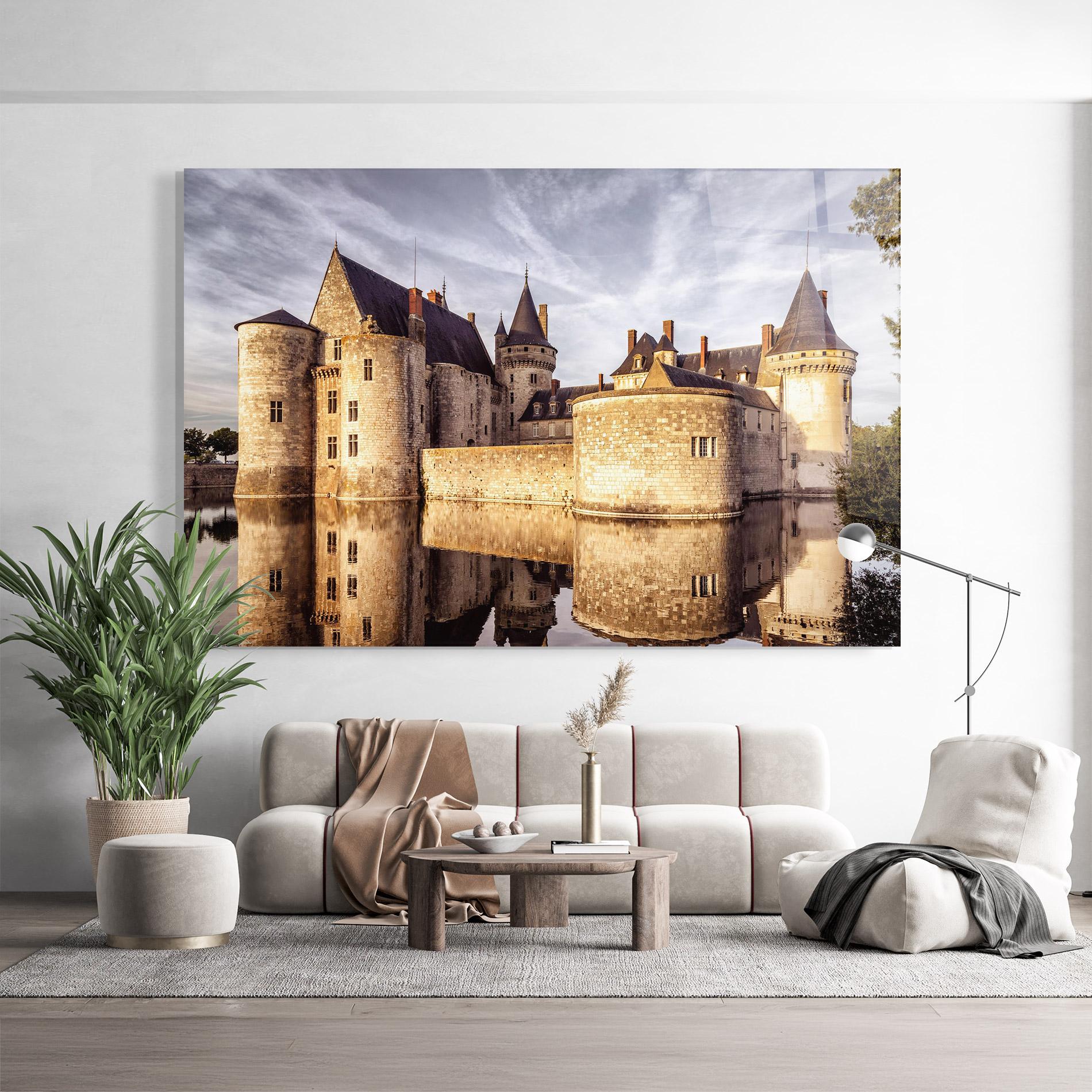 Üvegkép Chateau Castle mockup 9