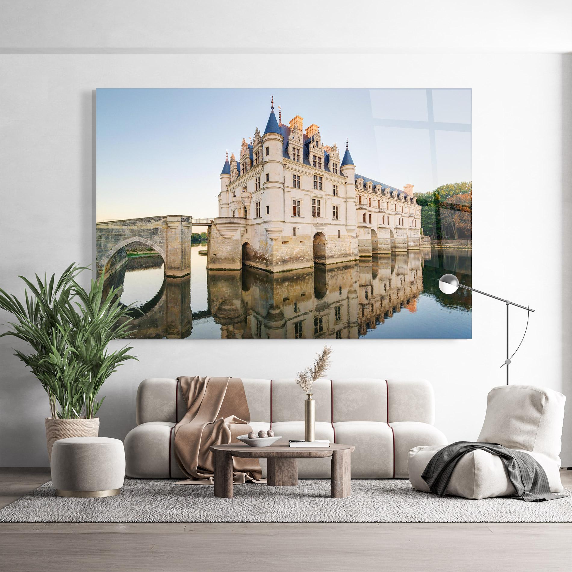 Üvegkép Chateau France mockup 9