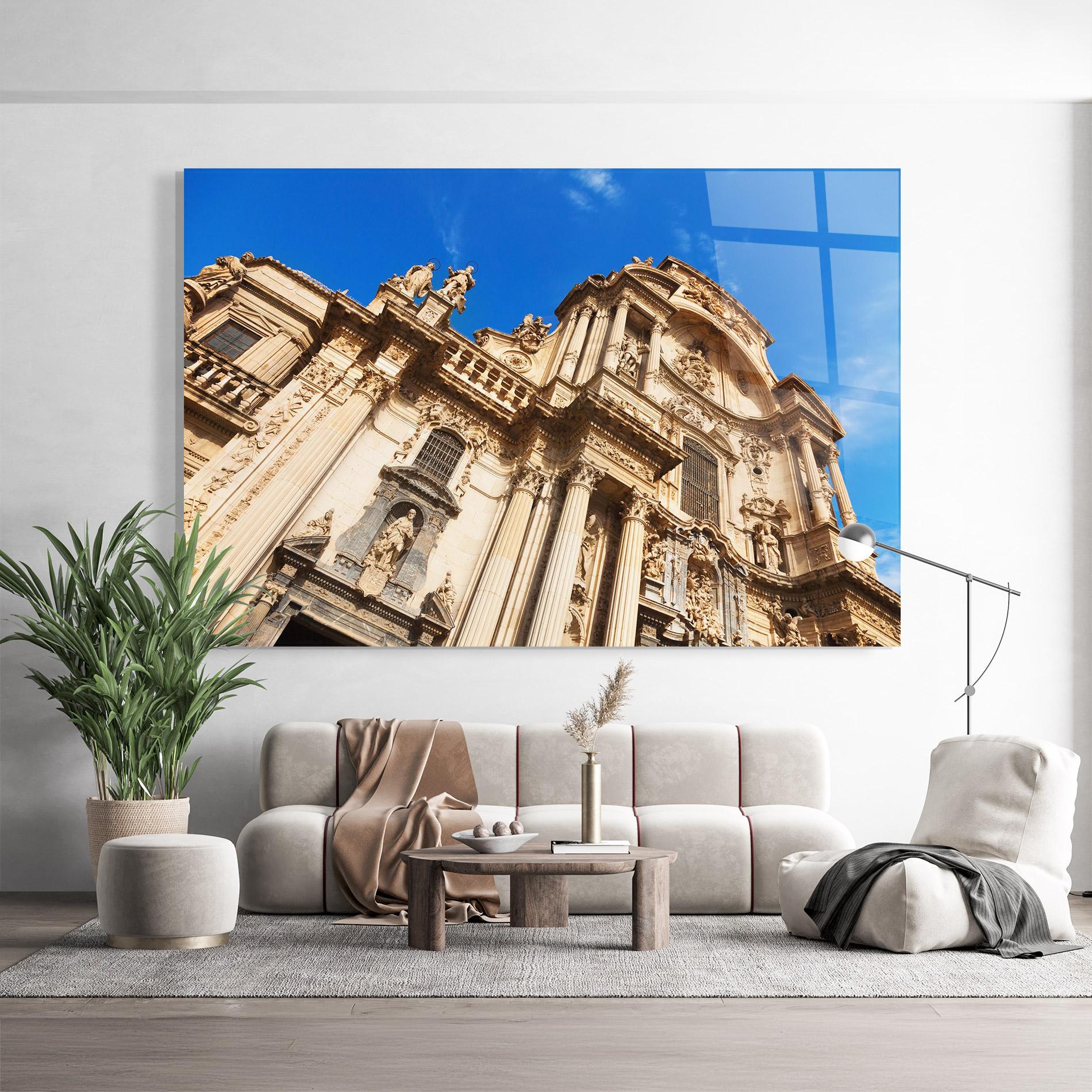 Üvegkép Church Saint Mary mockup 9