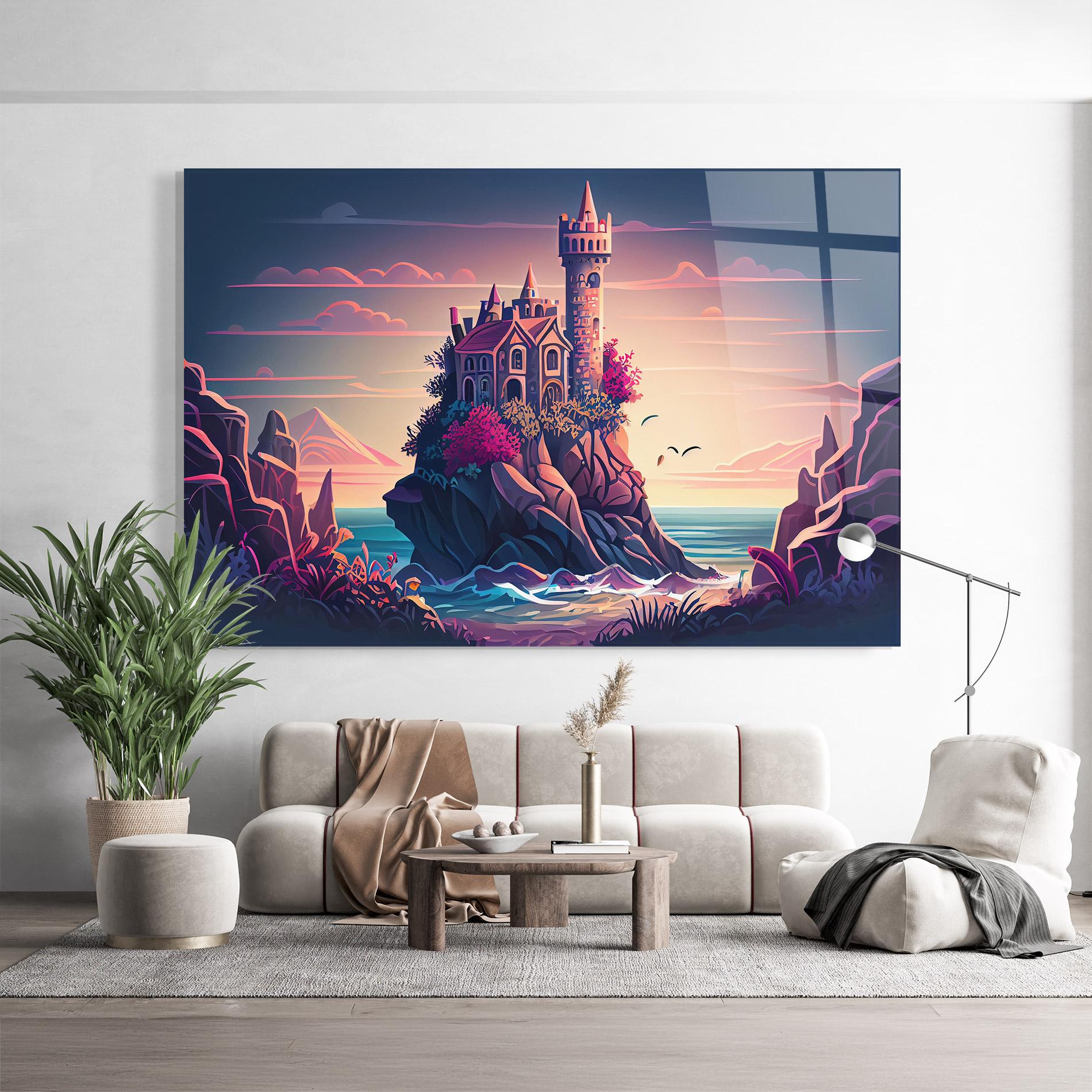 Üvegkép Cliff Castle mockup 9