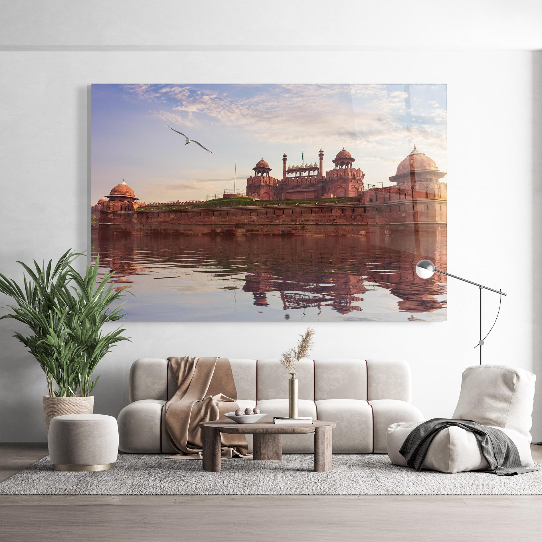 Üvegkép Delhi India mockup 9